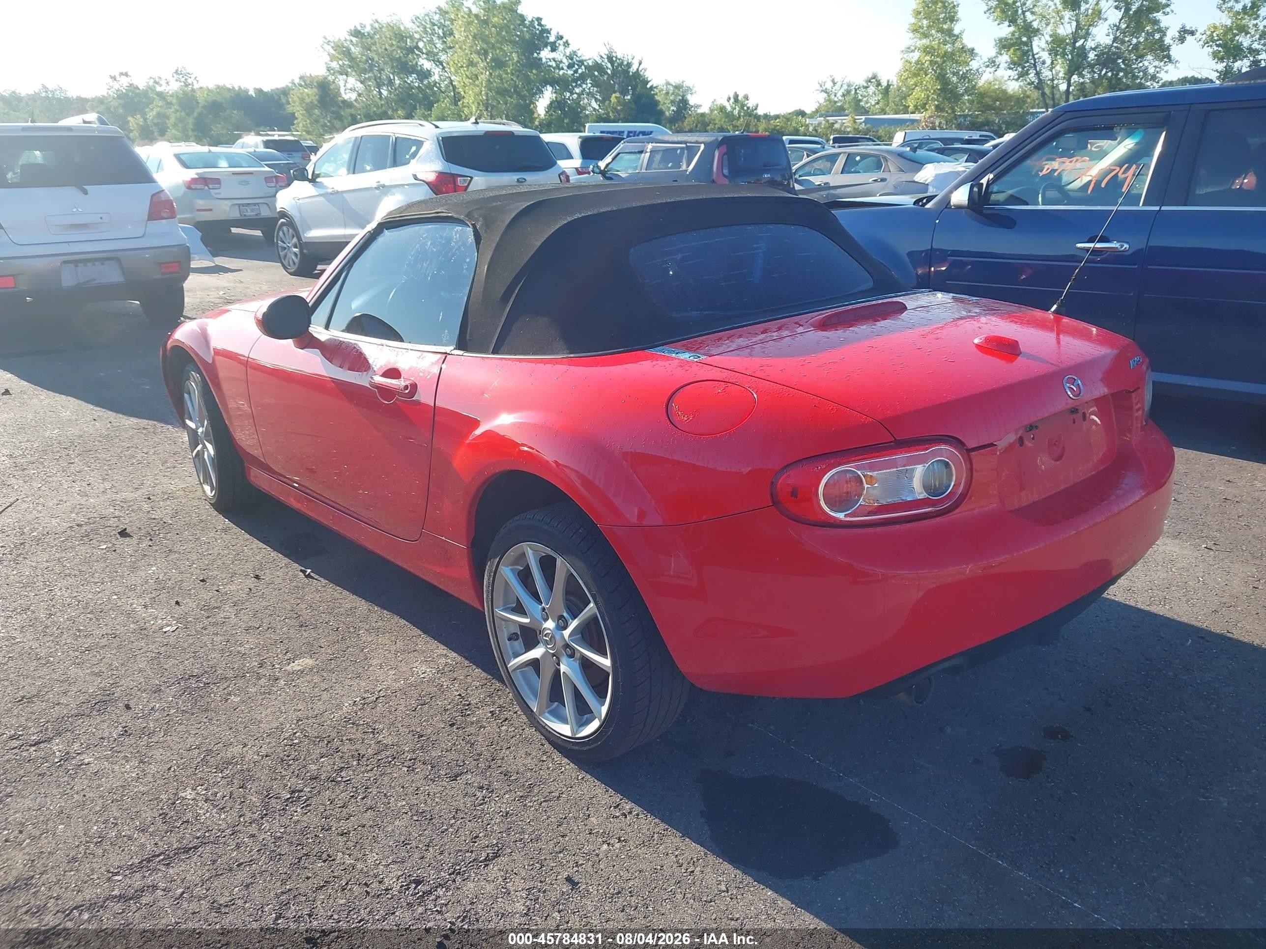 2010 Mazda Mx-5 Miata Grand Touring Red vin: JM1NC2EF7A0212224