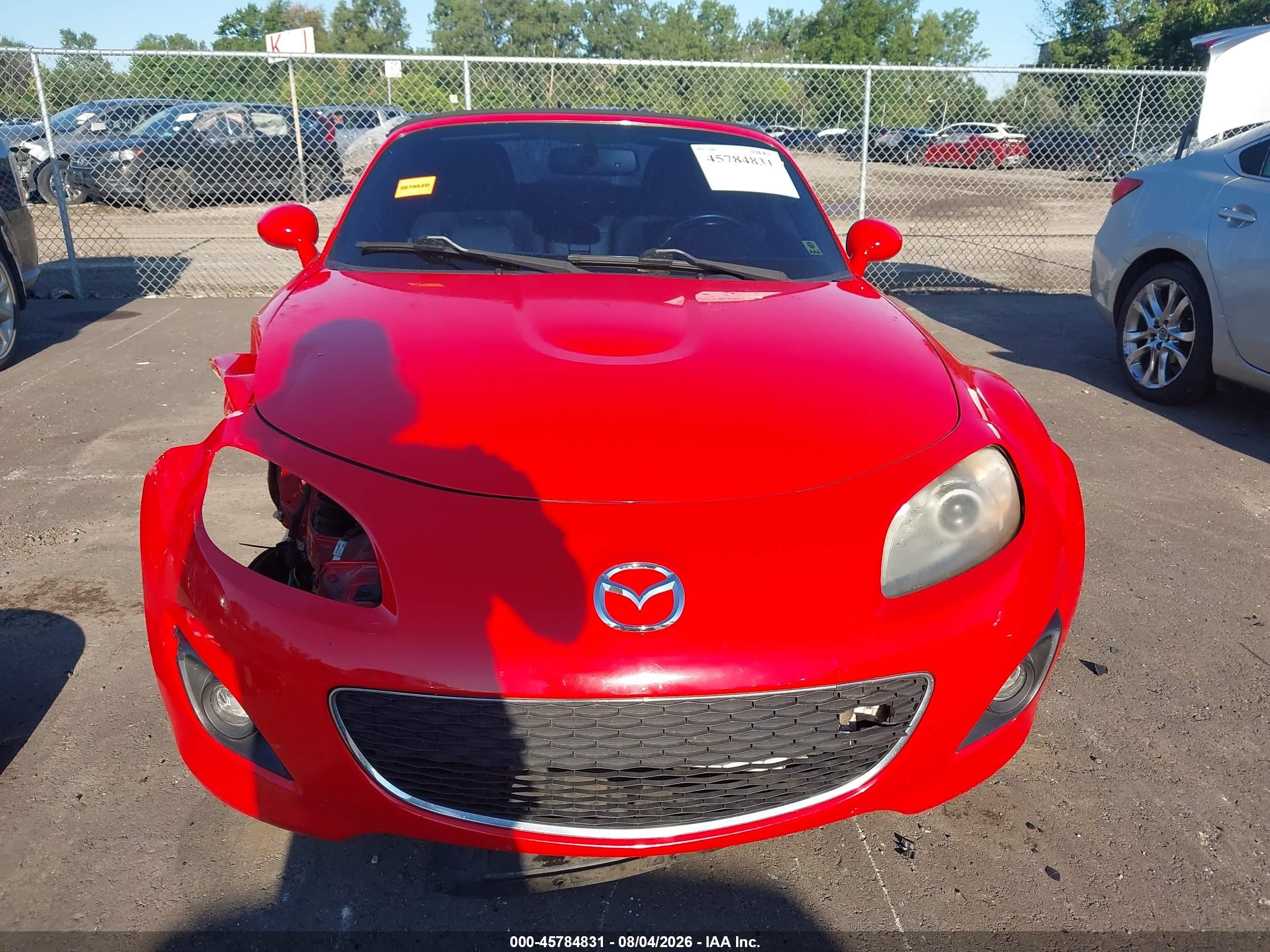 2010 Mazda Mx-5 Miata Grand Touring Red vin: JM1NC2EF7A0212224