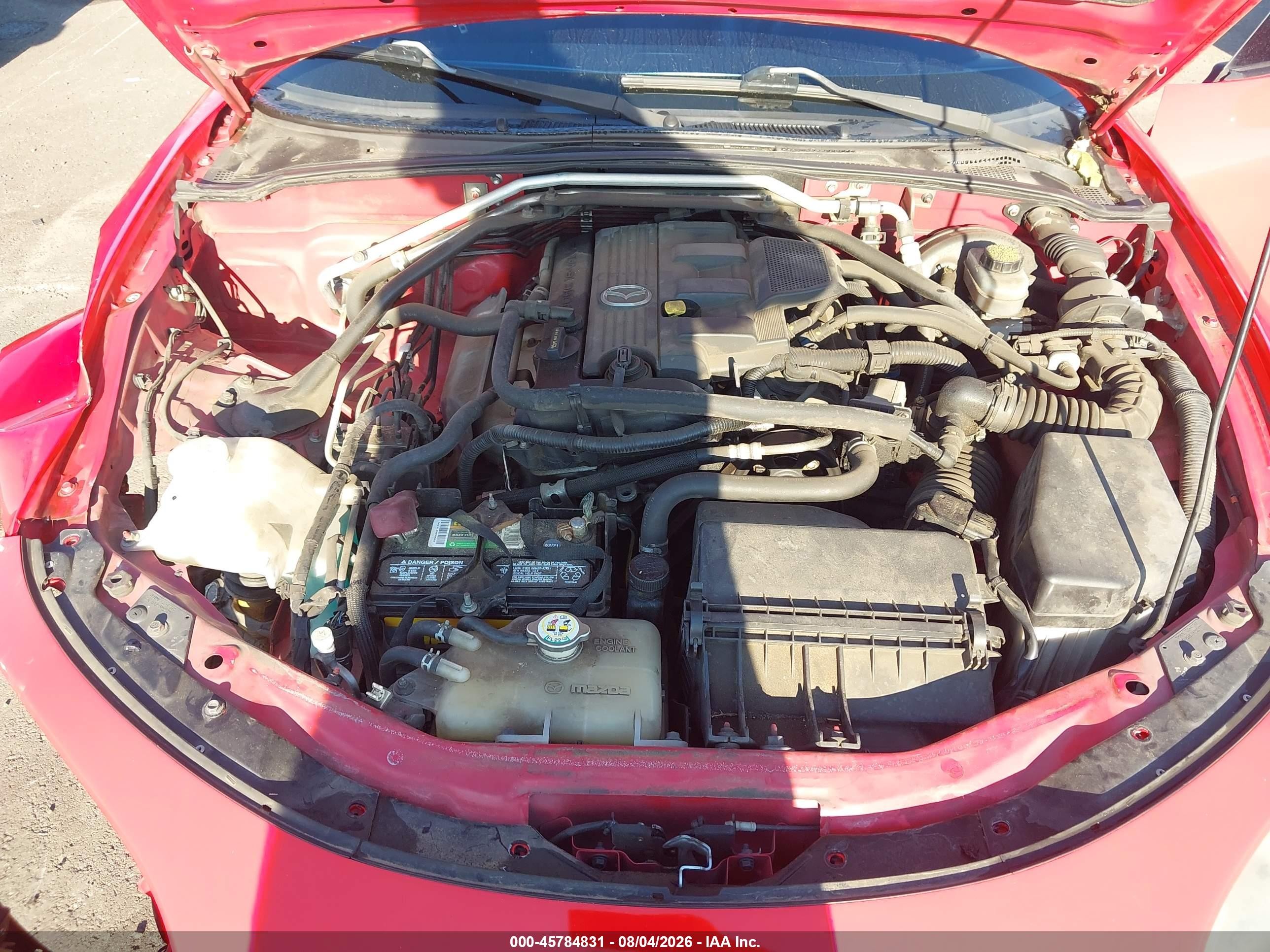 2010 Mazda Mx-5 Miata Grand Touring Red vin: JM1NC2EF7A0212224