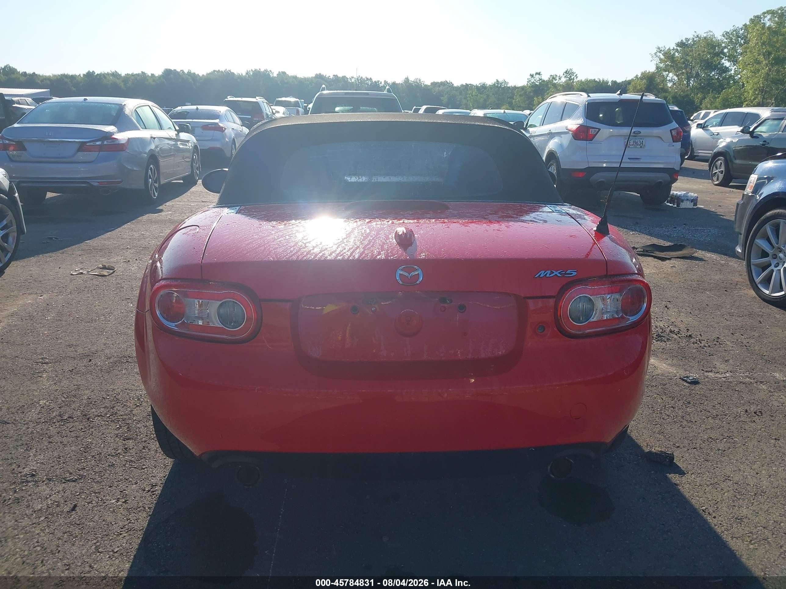 2010 Mazda Mx-5 Miata Grand Touring Red vin: JM1NC2EF7A0212224