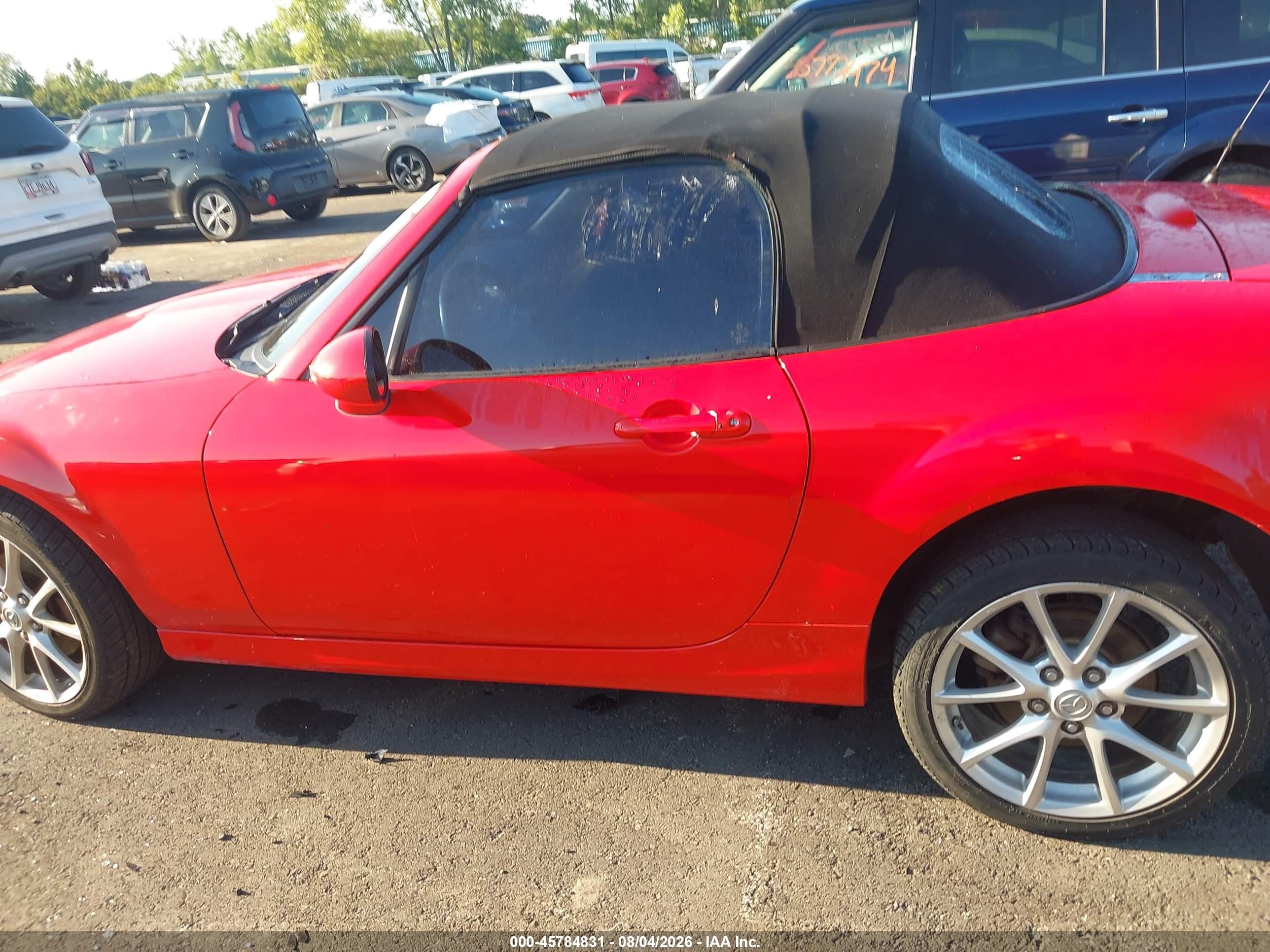 2010 Mazda Mx-5 Miata Grand Touring Red vin: JM1NC2EF7A0212224