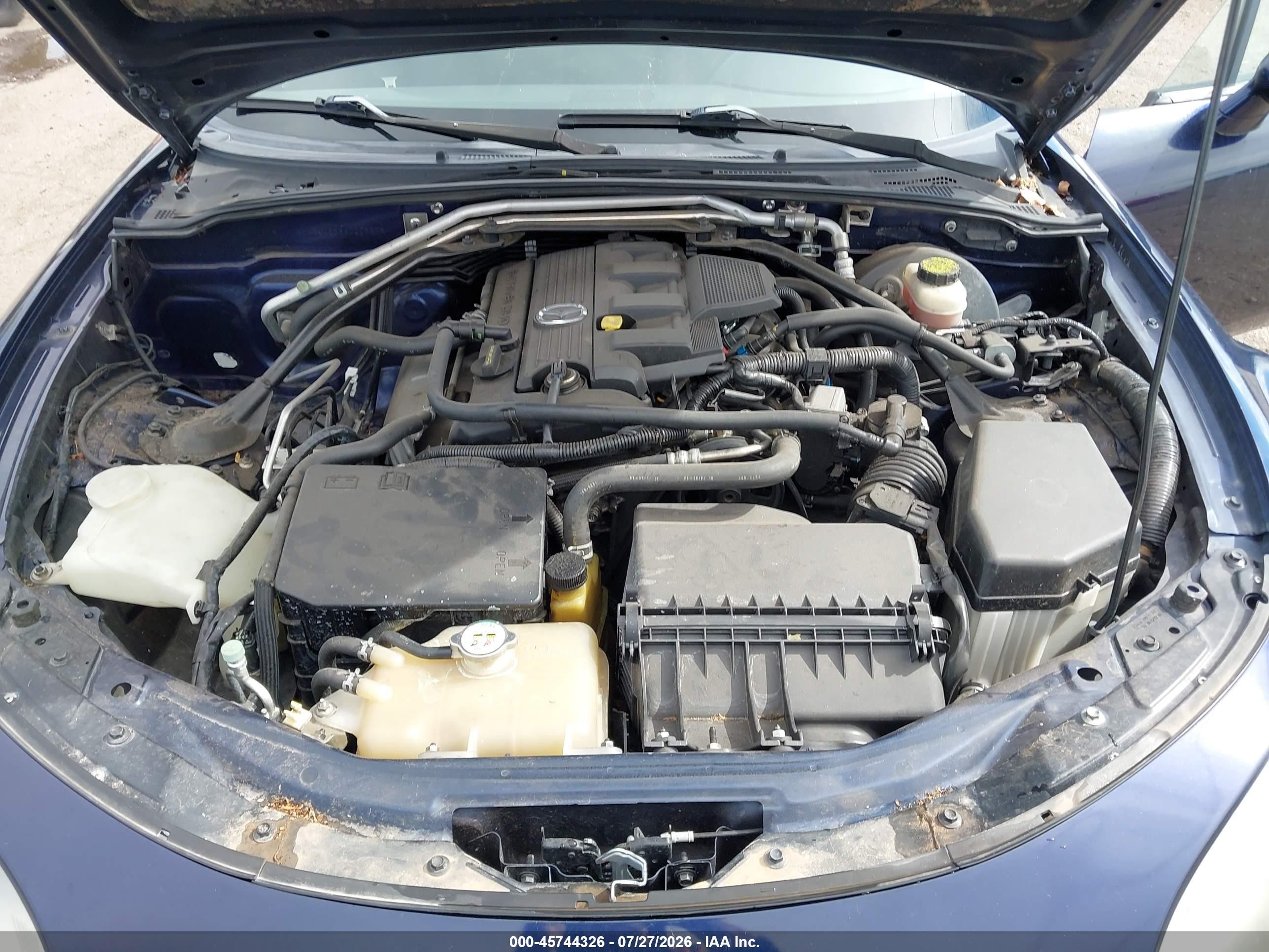 2010 Mazda Mx-5 Miata Touring Blue vin: JM1NC2EF8A0205878