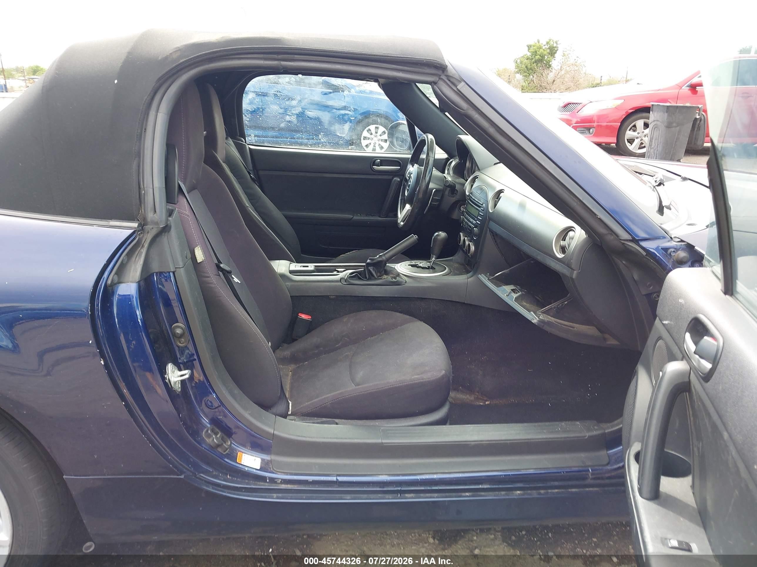2010 Mazda Mx-5 Miata Touring Blue vin: JM1NC2EF8A0205878