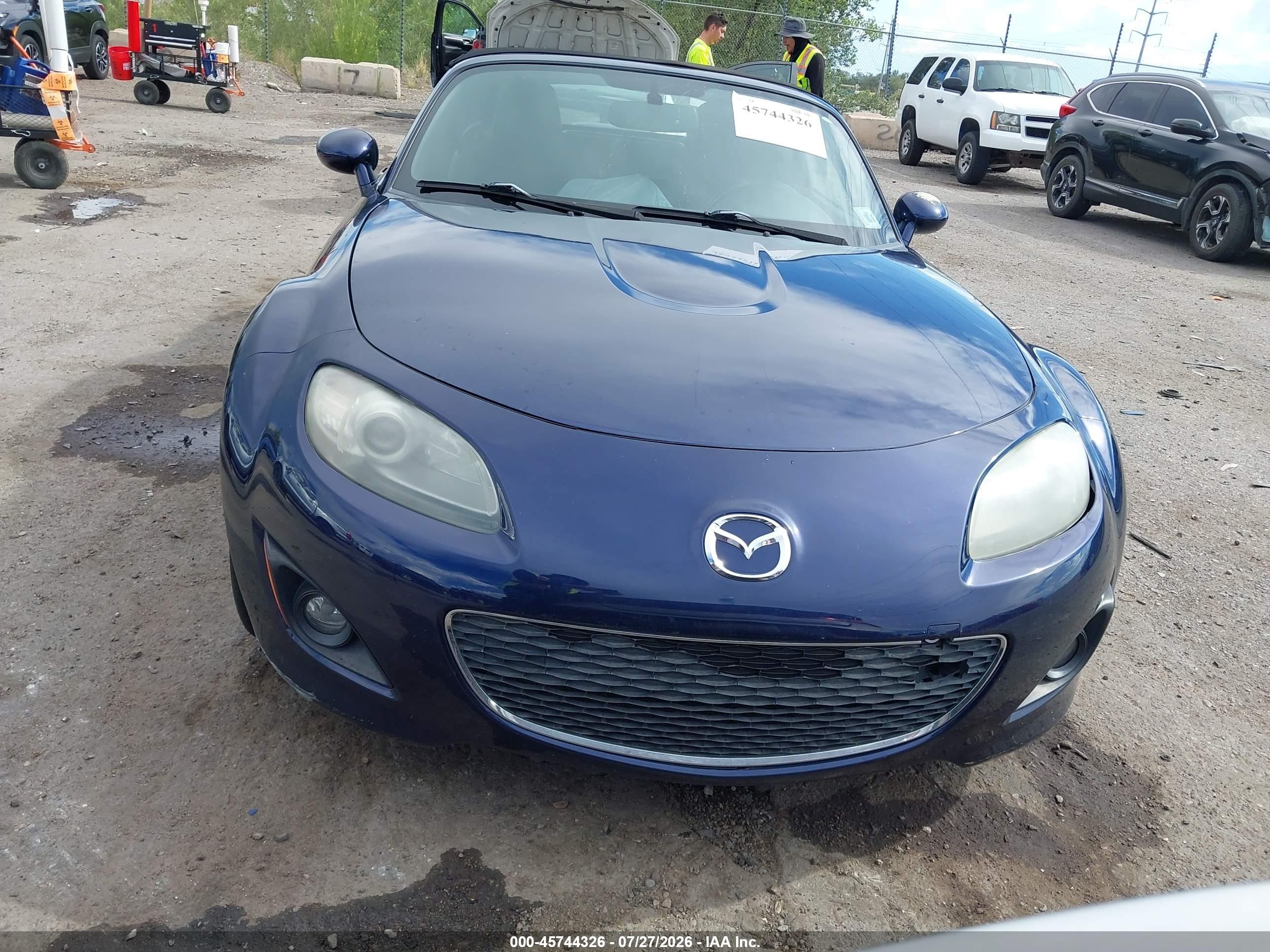 2010 Mazda Mx-5 Miata Touring Blue vin: JM1NC2EF8A0205878