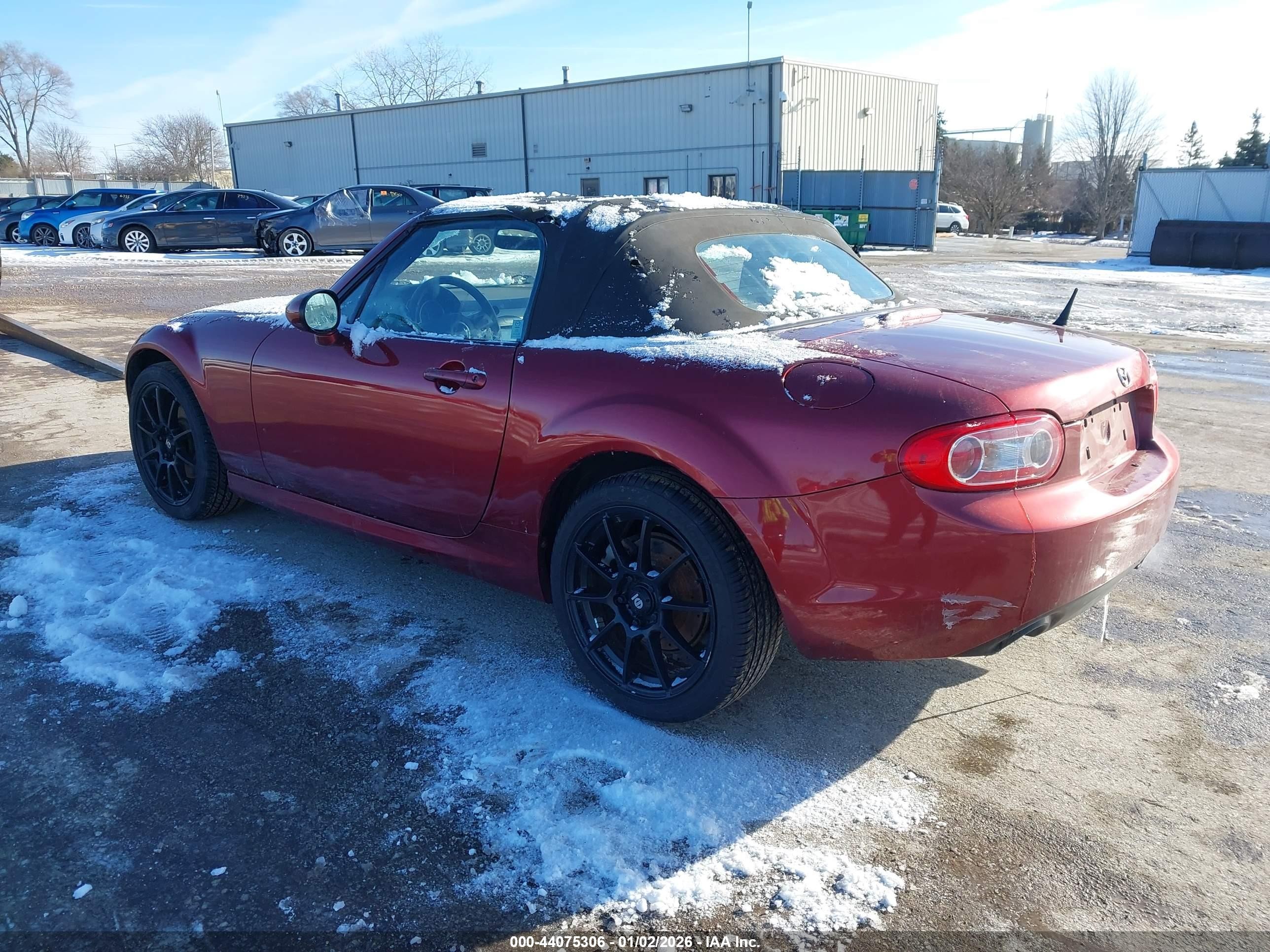 2010 Mazda Mx-5 Miata Touring Maroon vin: JM1NC2EF8A0208747