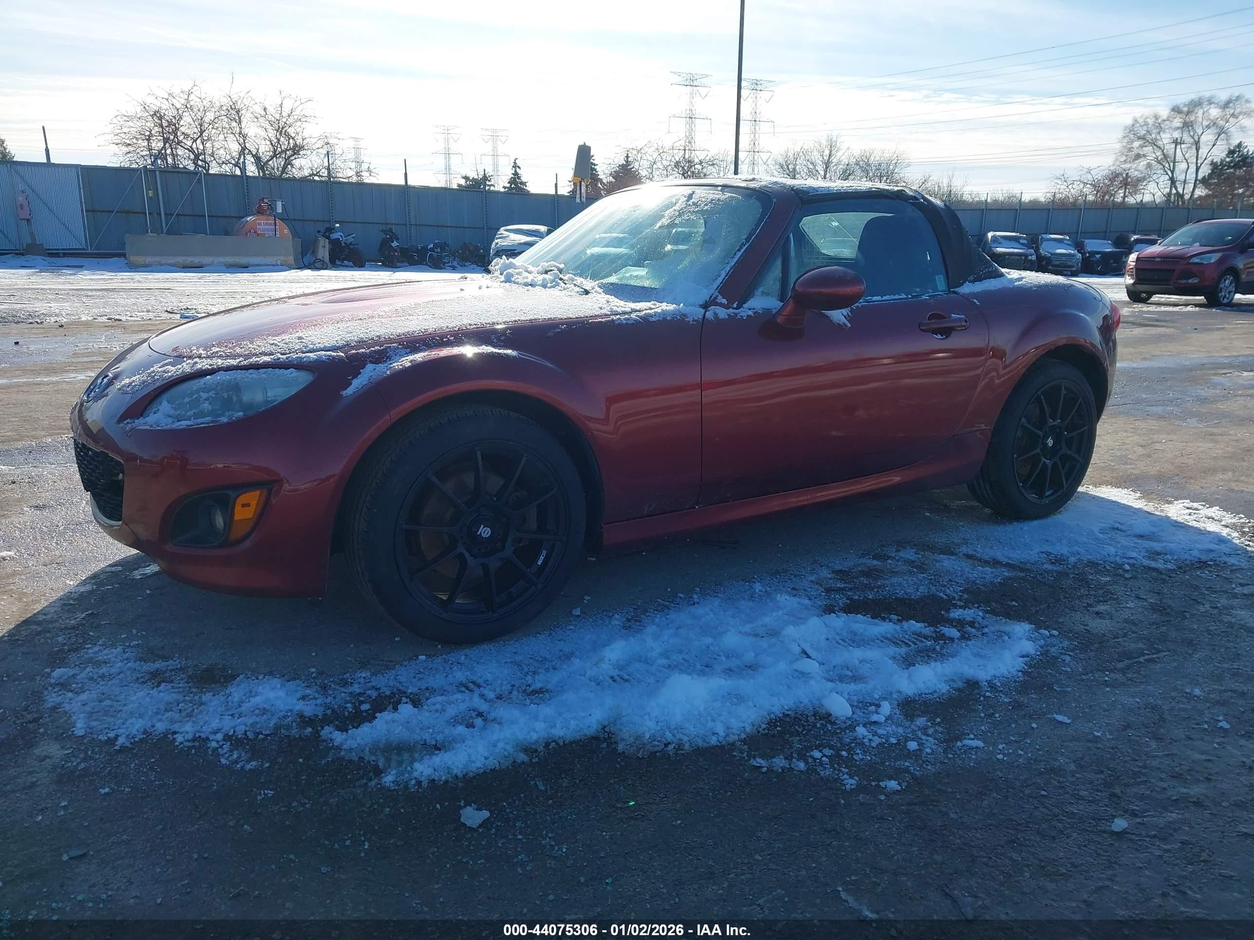 2010 Mazda Mx-5 Miata Touring Maroon vin: JM1NC2EF8A0208747