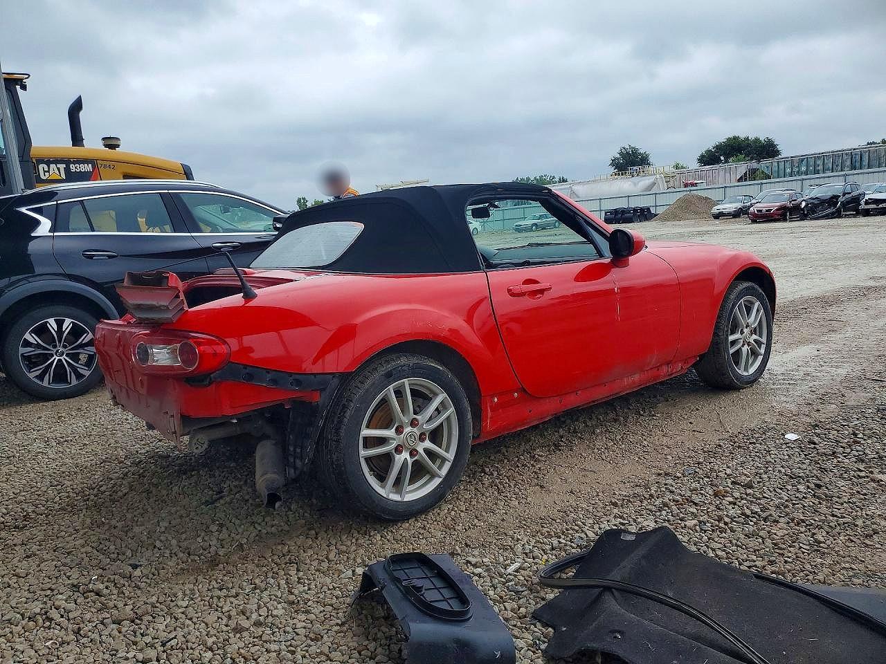 2010 Mazda Mx-5 Miata Red vin: JM1NC2EF9A0207557