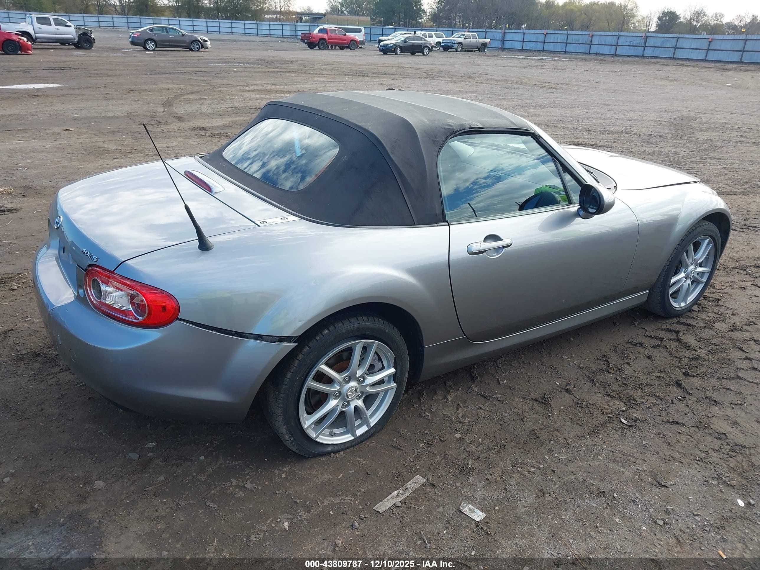 2010 Mazda Mx-5 Miata Sport Gray vin: JM1NC2EF9A0207896