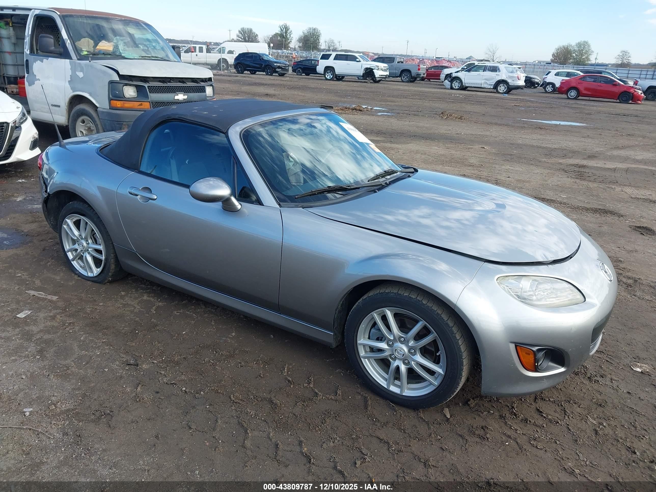 2010 Mazda Mx-5 Miata Sport Gray vin: JM1NC2EF9A0207896