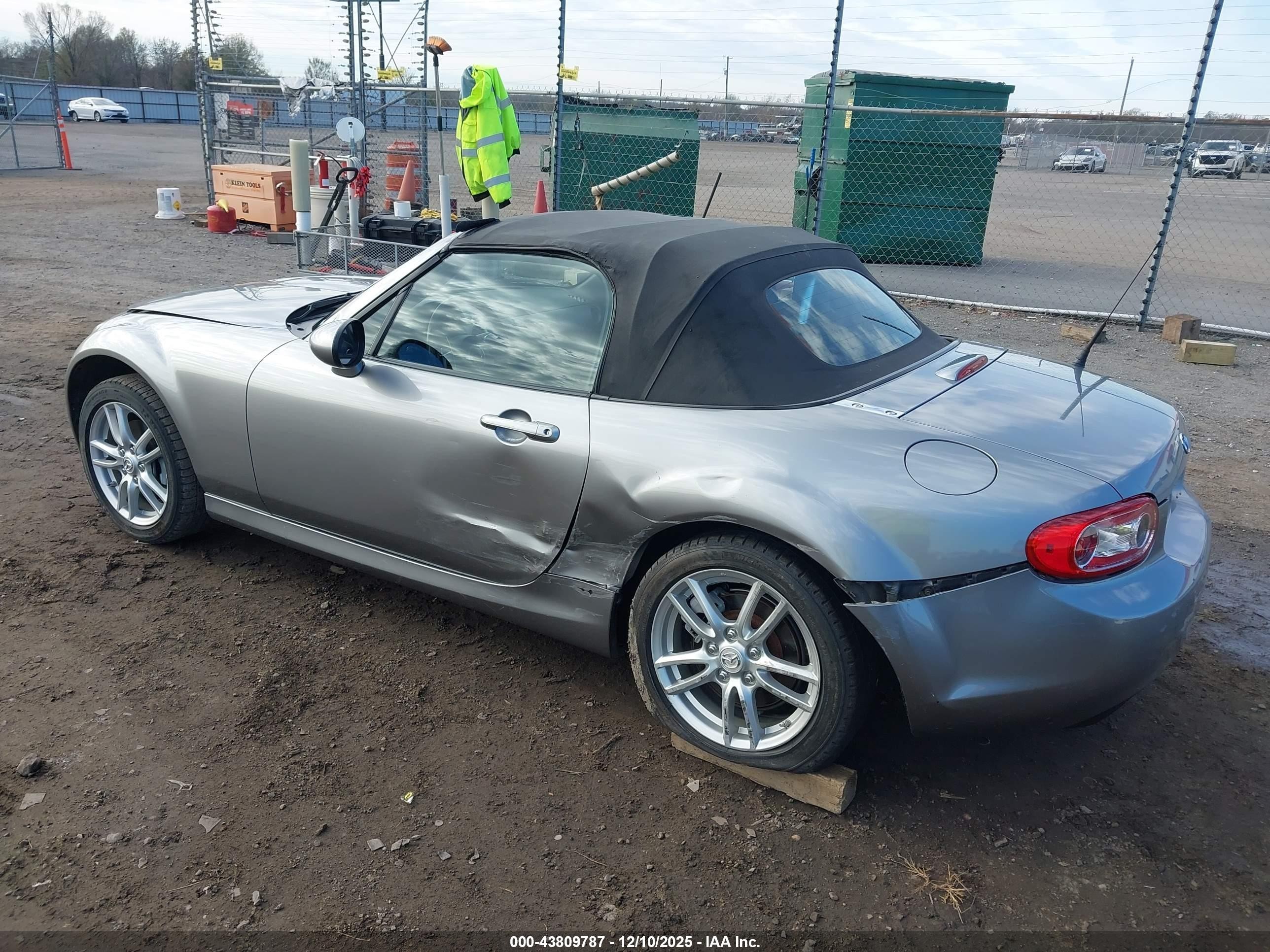 2010 Mazda Mx-5 Miata Sport Gray vin: JM1NC2EF9A0207896