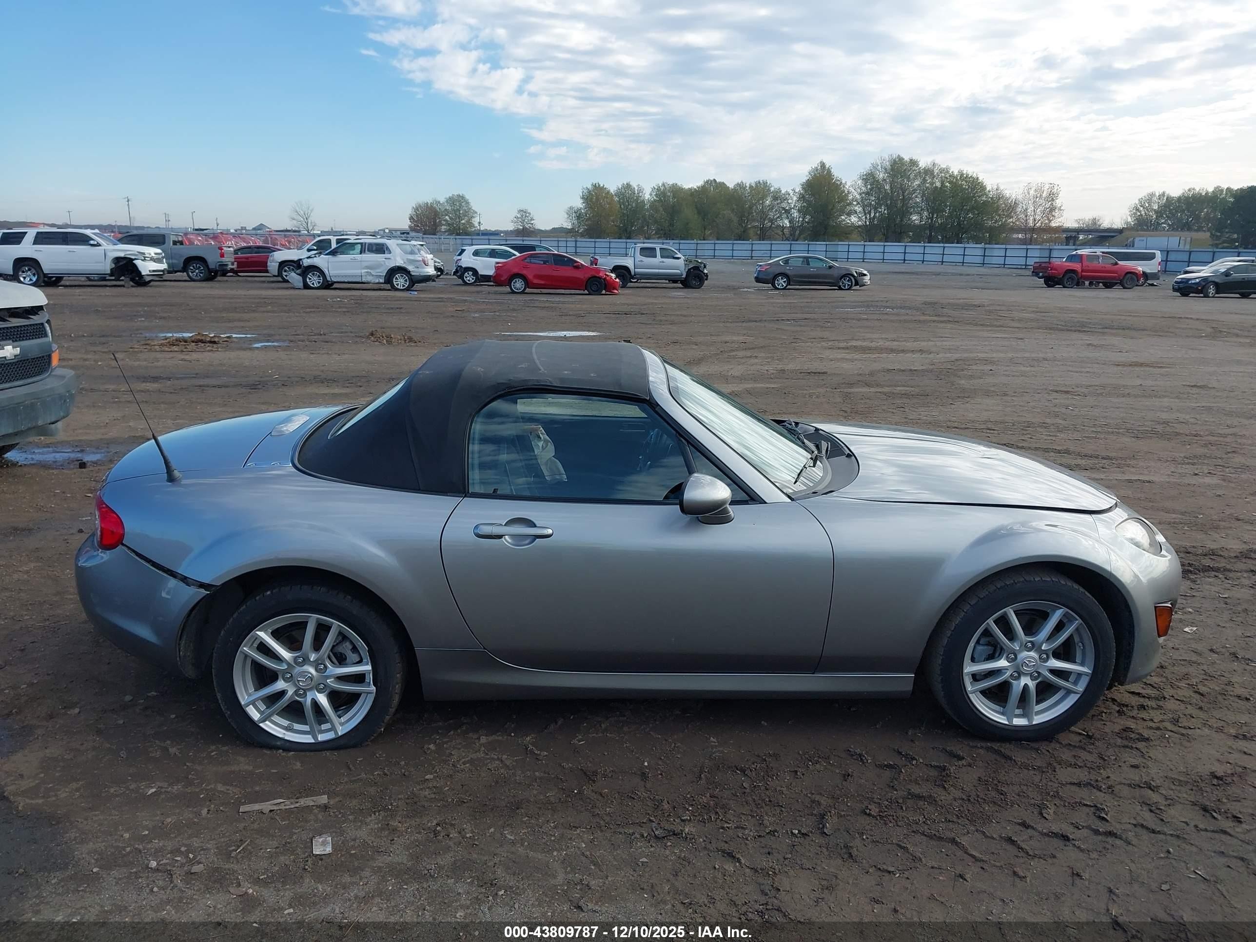 2010 Mazda Mx-5 Miata Sport Gray vin: JM1NC2EF9A0207896