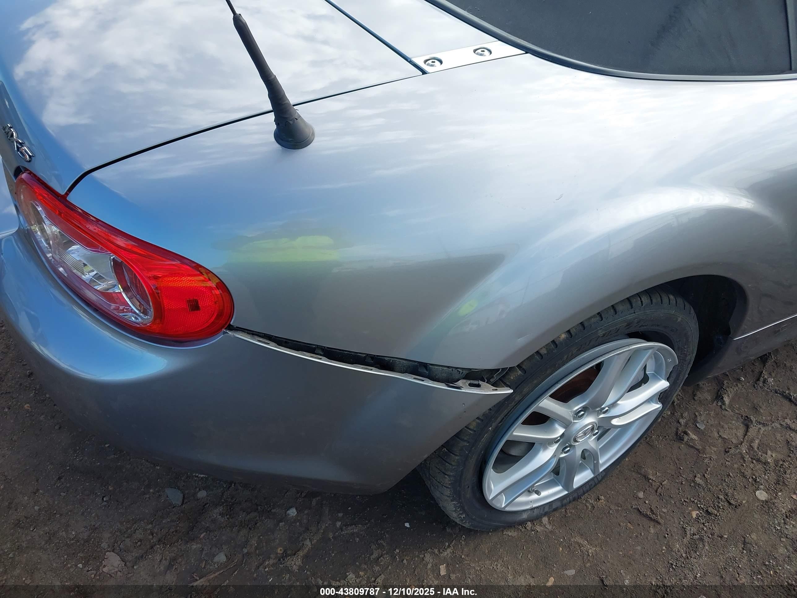 2010 Mazda Mx-5 Miata Sport Gray vin: JM1NC2EF9A0207896