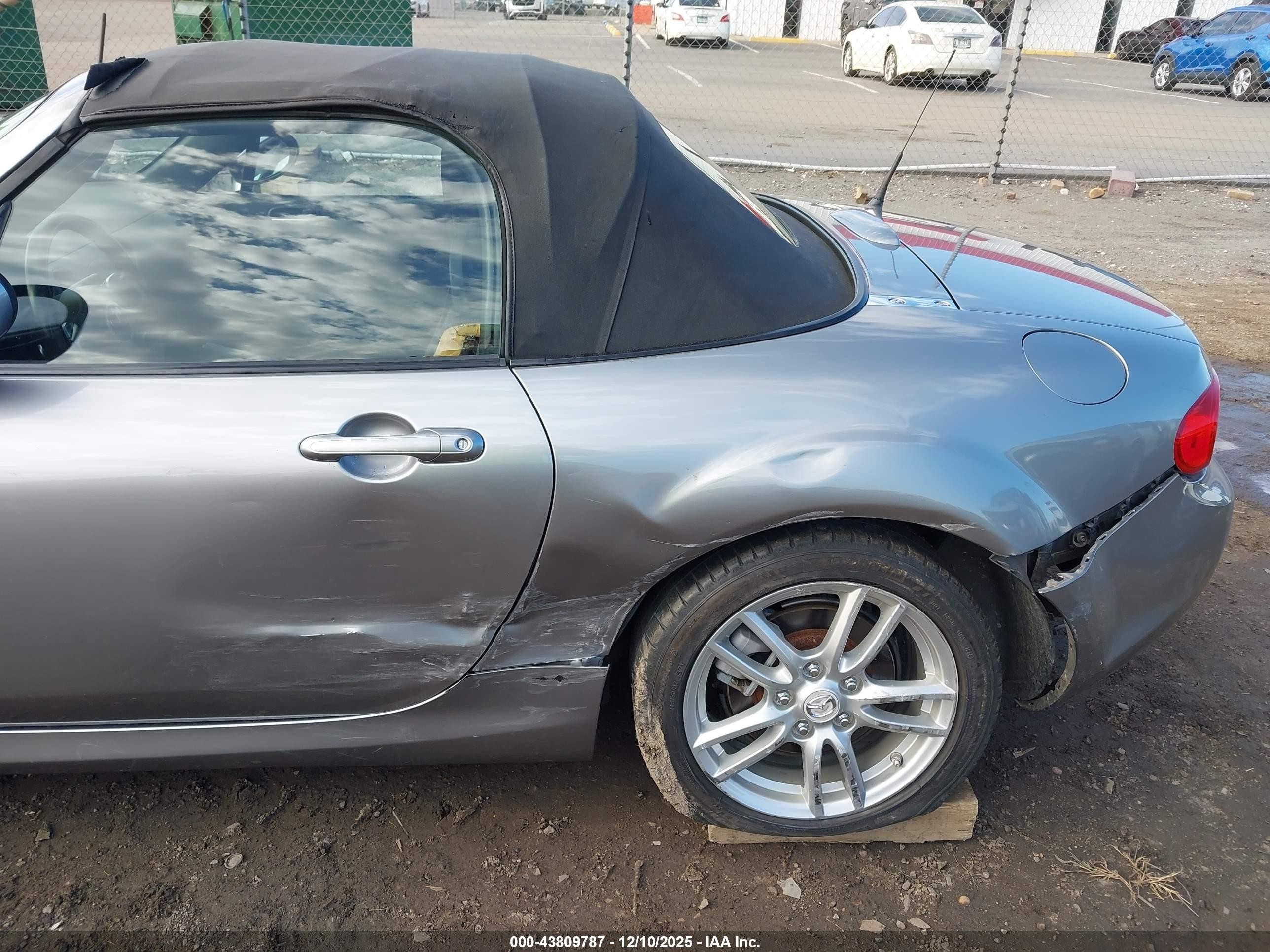 2010 Mazda Mx-5 Miata Sport Gray vin: JM1NC2EF9A0207896