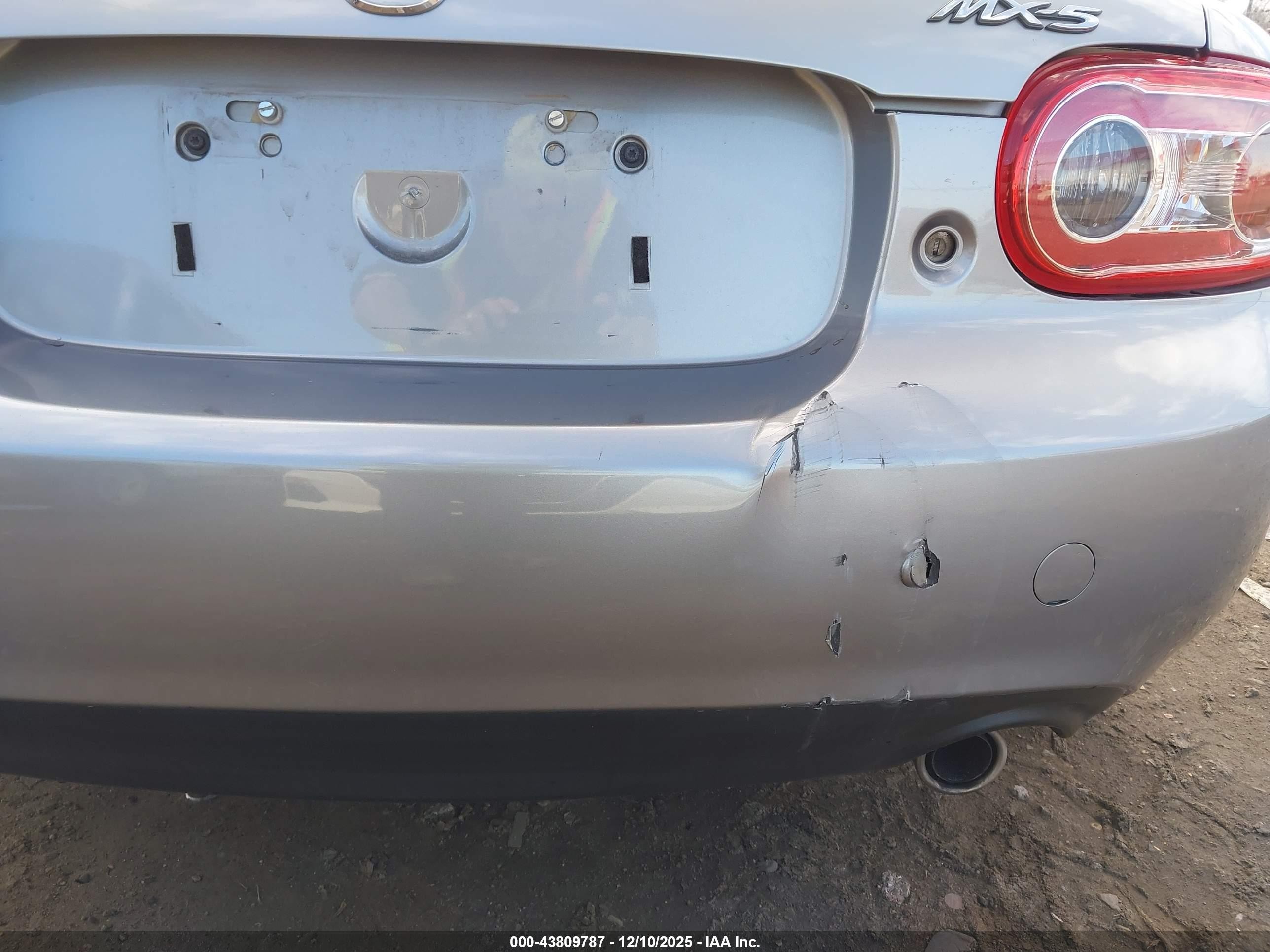 2010 Mazda Mx-5 Miata Sport Gray vin: JM1NC2EF9A0207896
