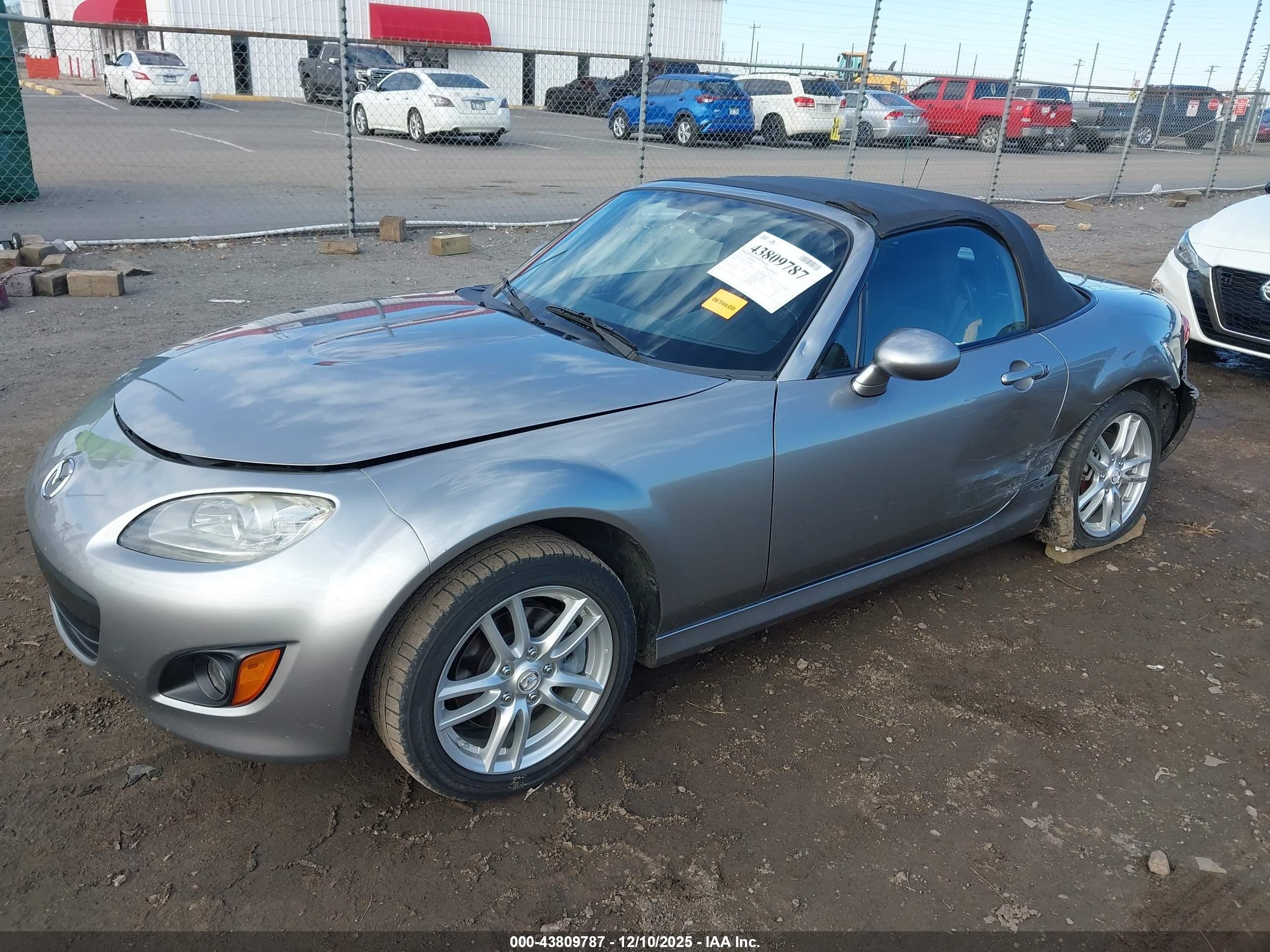 2010 Mazda Mx-5 Miata Sport Gray vin: JM1NC2EF9A0207896