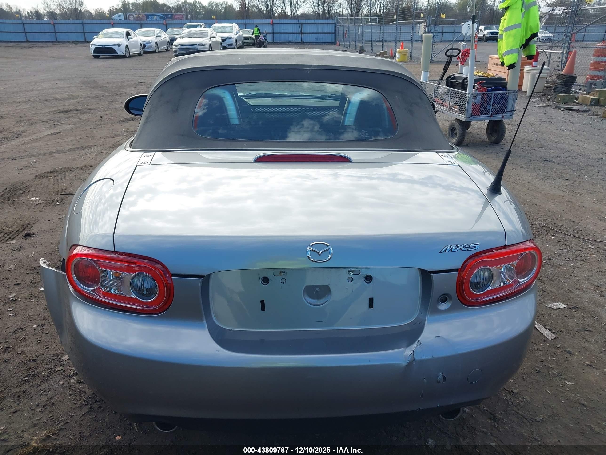 2010 Mazda Mx-5 Miata Sport Gray vin: JM1NC2EF9A0207896