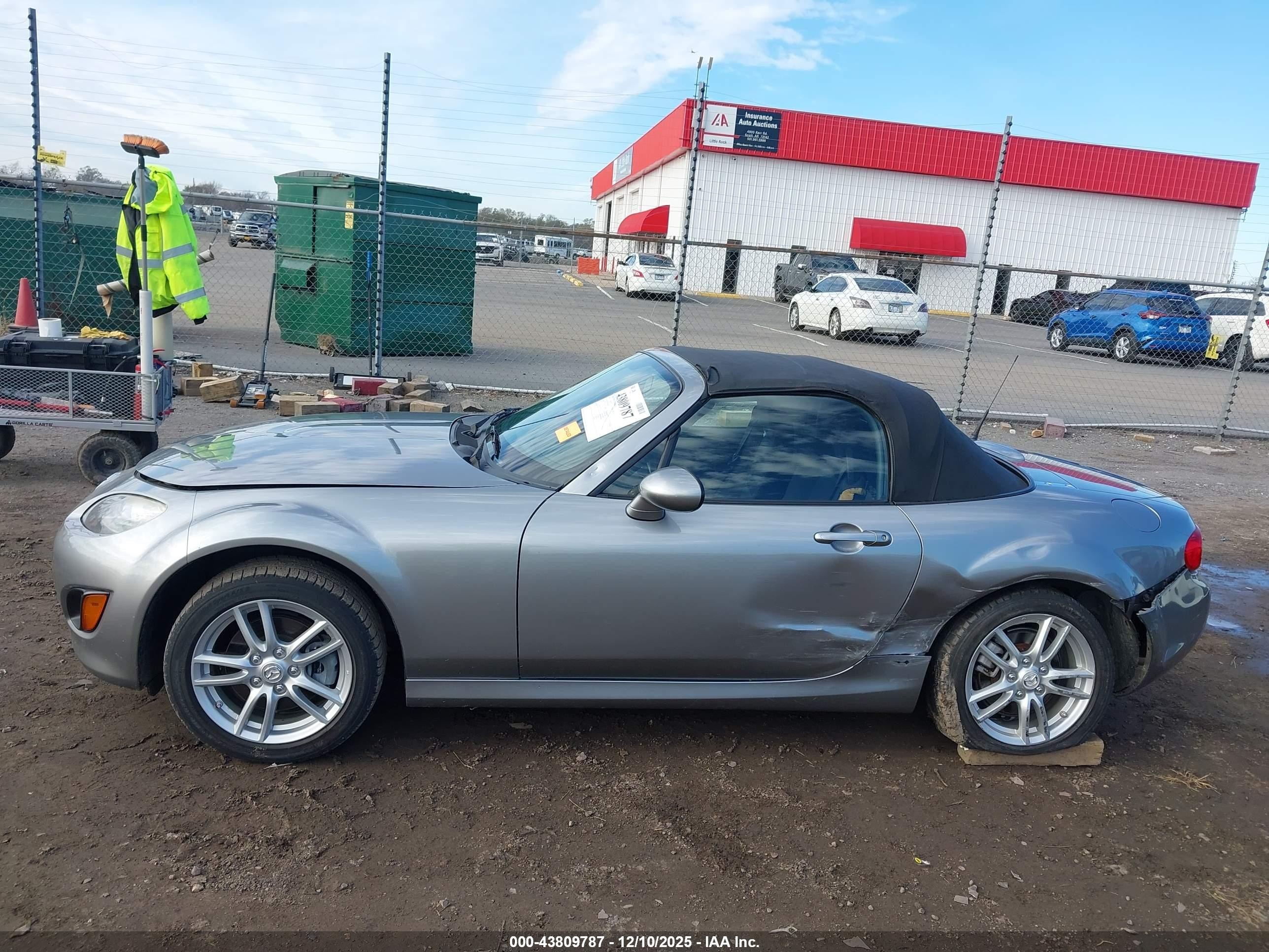 2010 Mazda Mx-5 Miata Sport Gray vin: JM1NC2EF9A0207896