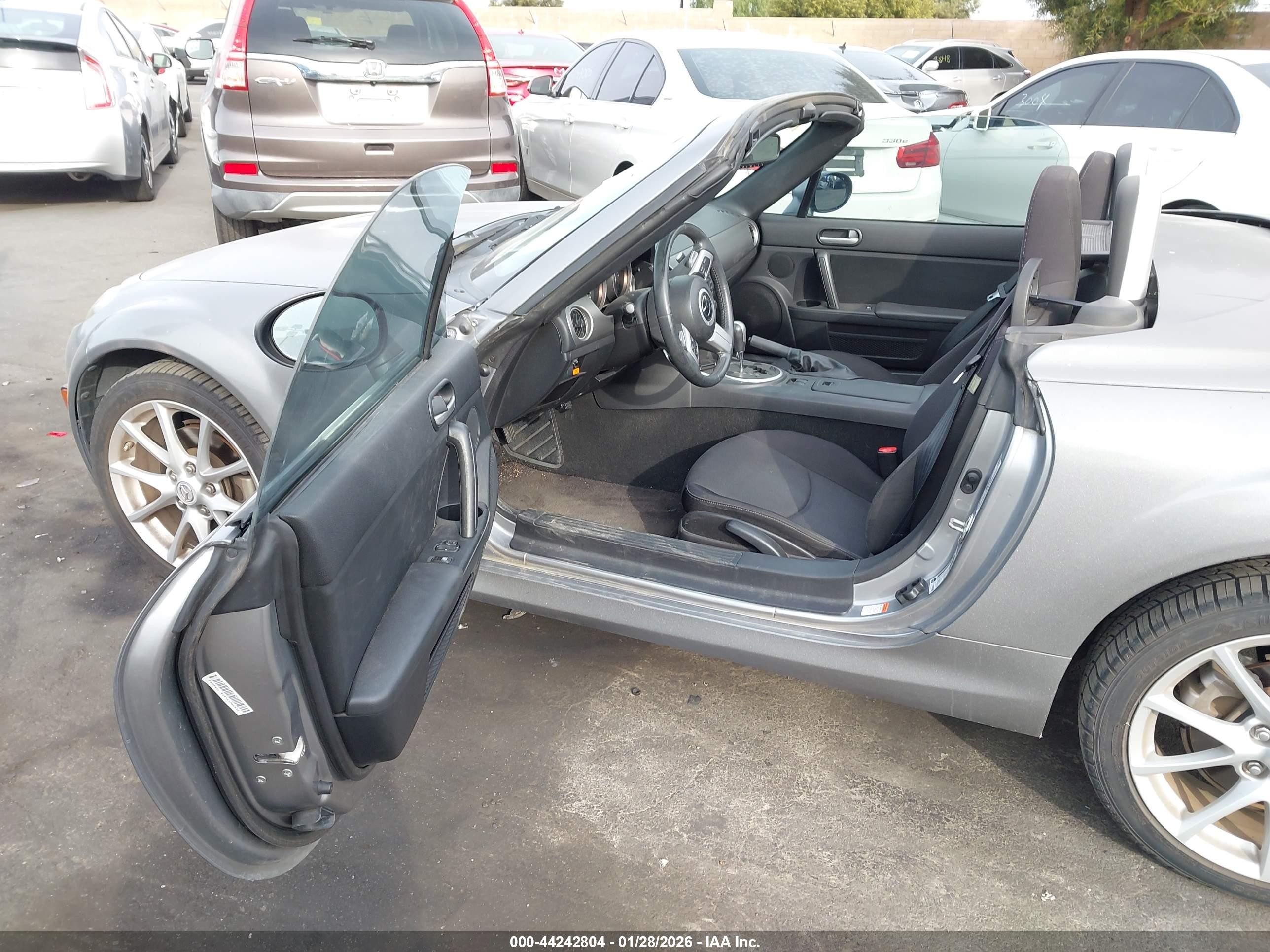 2010 Mazda Mx-5 Miata Touring Silver vin: JM1NC2FF0A0205744