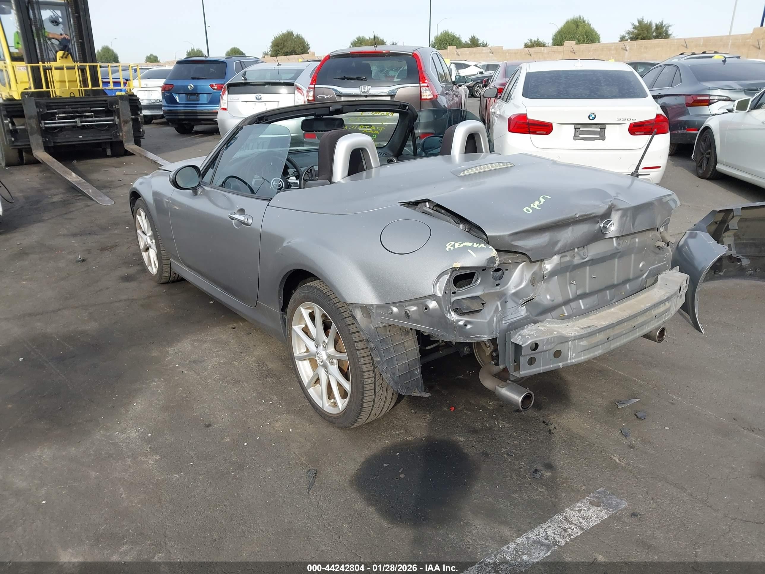 2010 Mazda Mx-5 Miata Touring Silver vin: JM1NC2FF0A0205744