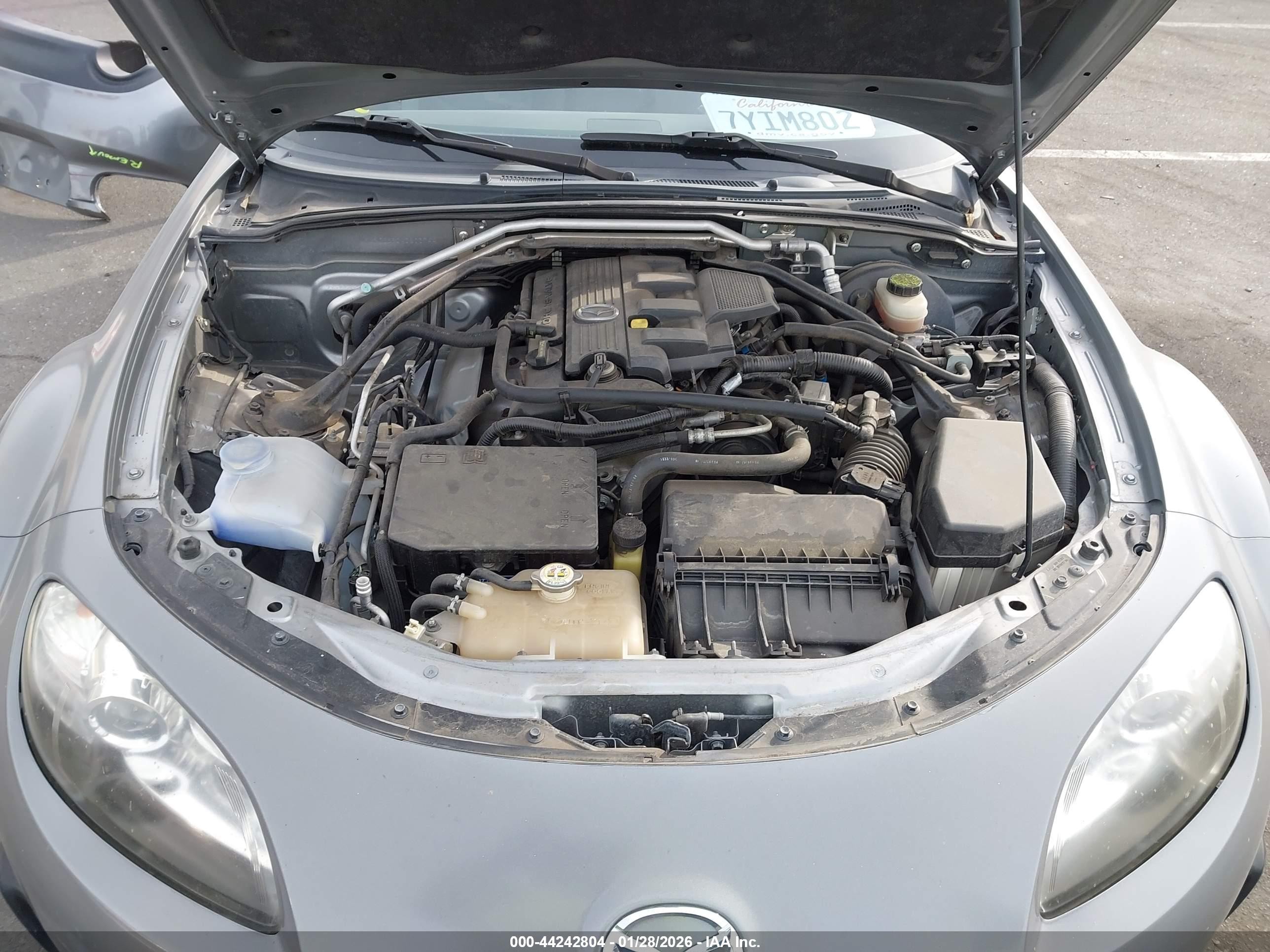 2010 Mazda Mx-5 Miata Touring Silver vin: JM1NC2FF0A0205744