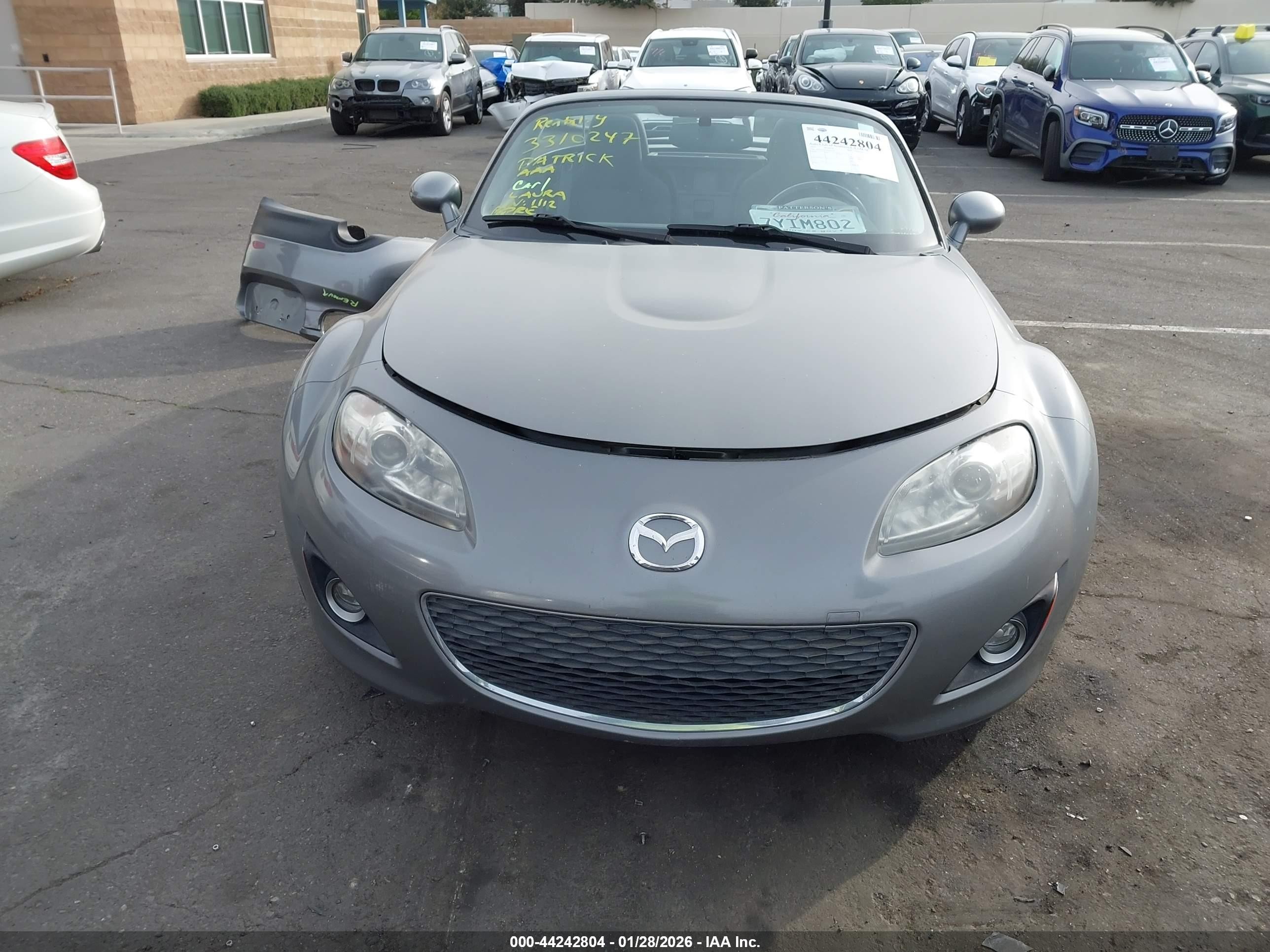2010 Mazda Mx-5 Miata Touring Silver vin: JM1NC2FF0A0205744
