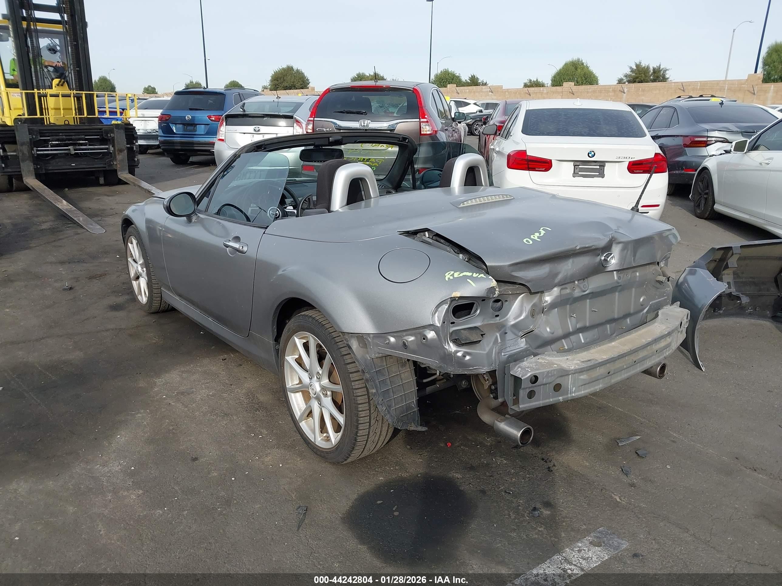 2010 Mazda Mx-5 Miata Touring Silver vin: JM1NC2FF0A0205744