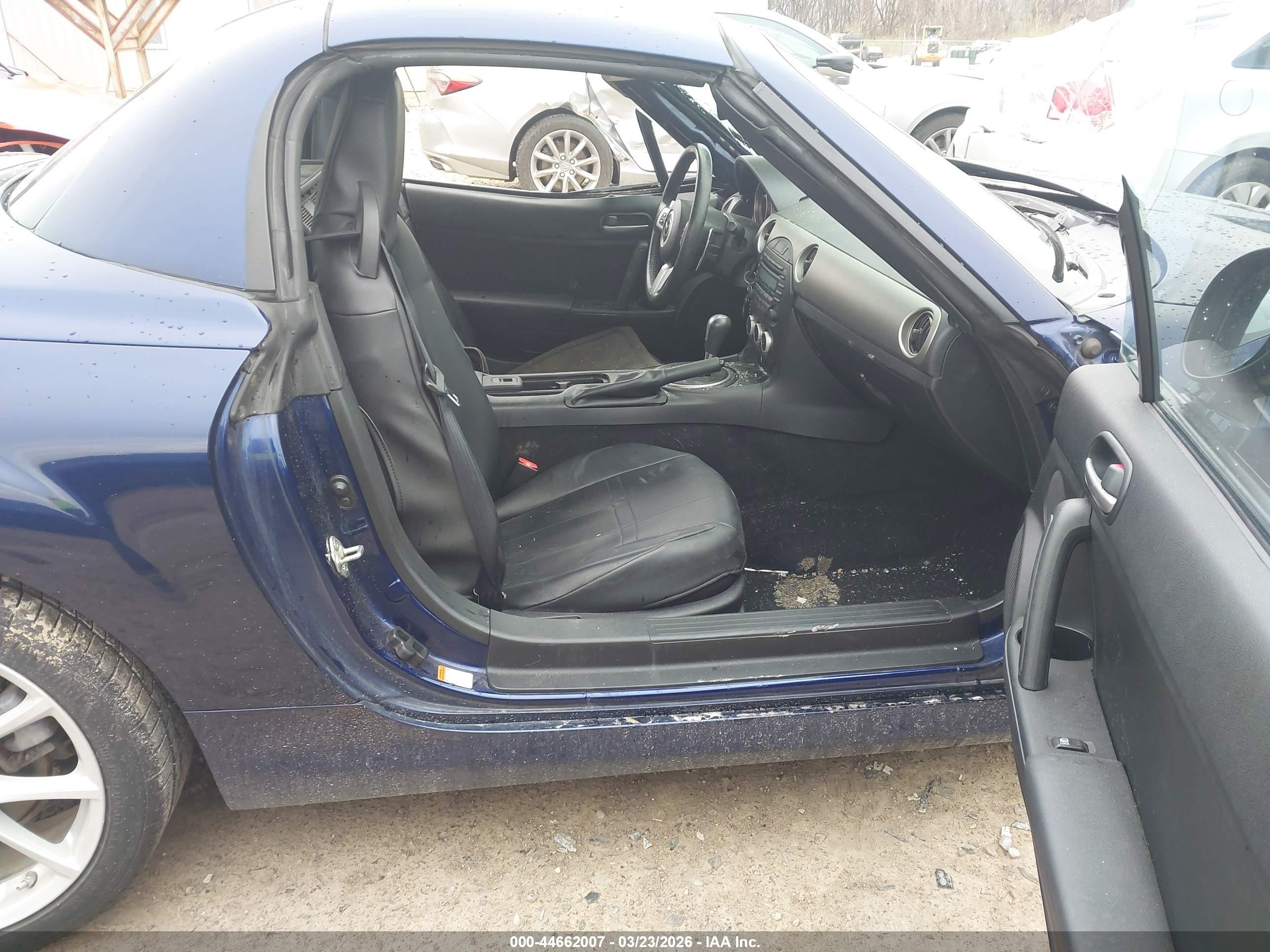 2010 Mazda Mx-5 Miata Touring Blue vin: JM1NC2FF1A0212136
