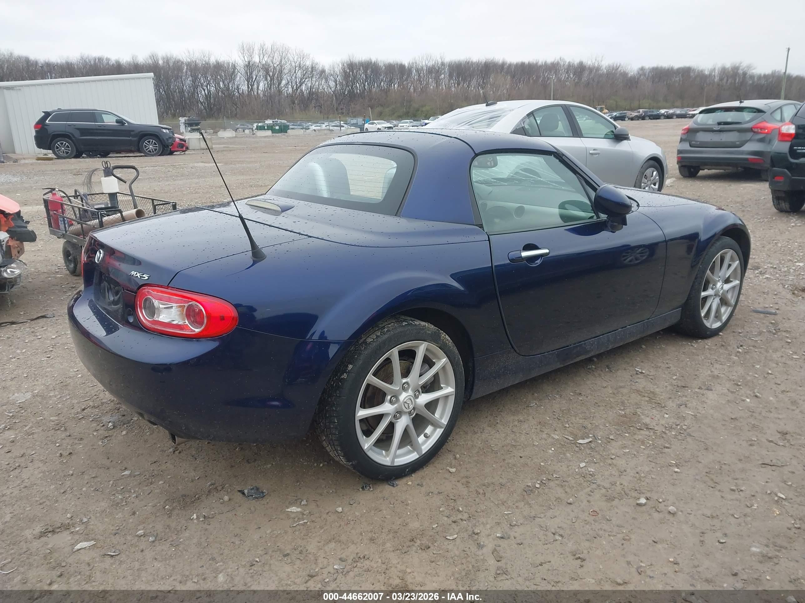 2010 Mazda Mx-5 Miata Touring Blue vin: JM1NC2FF1A0212136