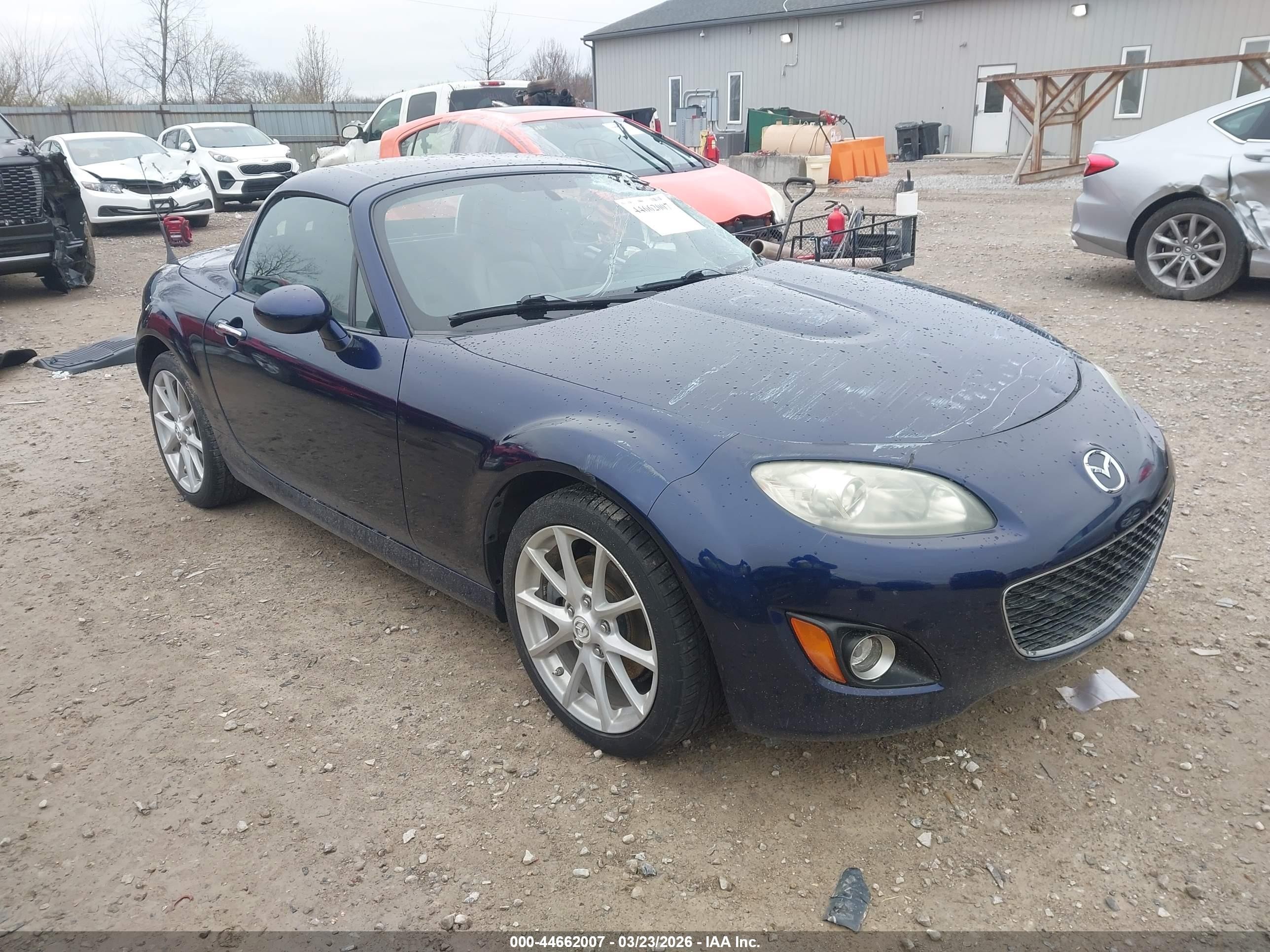 2010 Mazda Mx-5 Miata Touring Blue vin: JM1NC2FF1A0212136