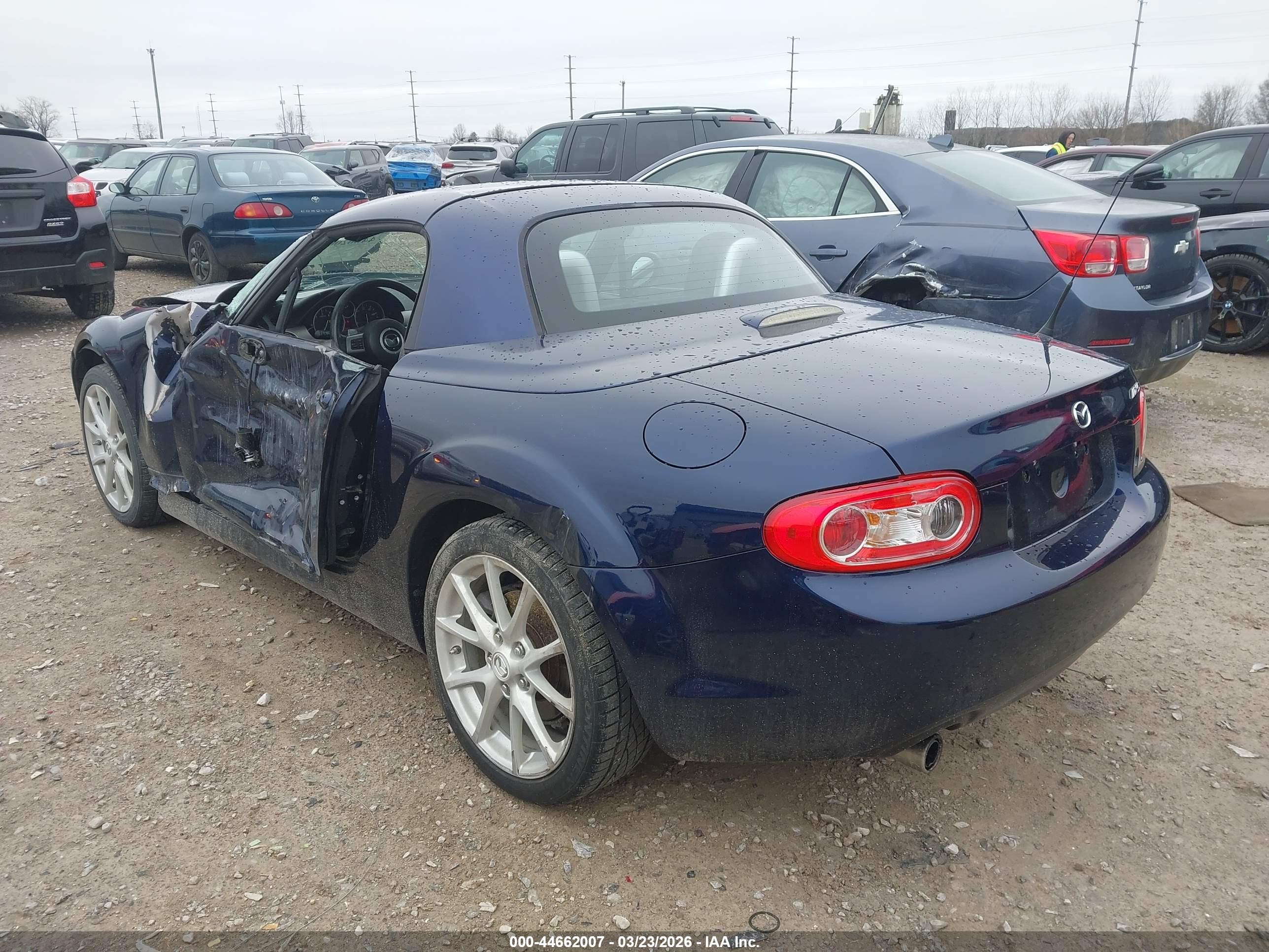 2010 Mazda Mx-5 Miata Touring Blue vin: JM1NC2FF1A0212136