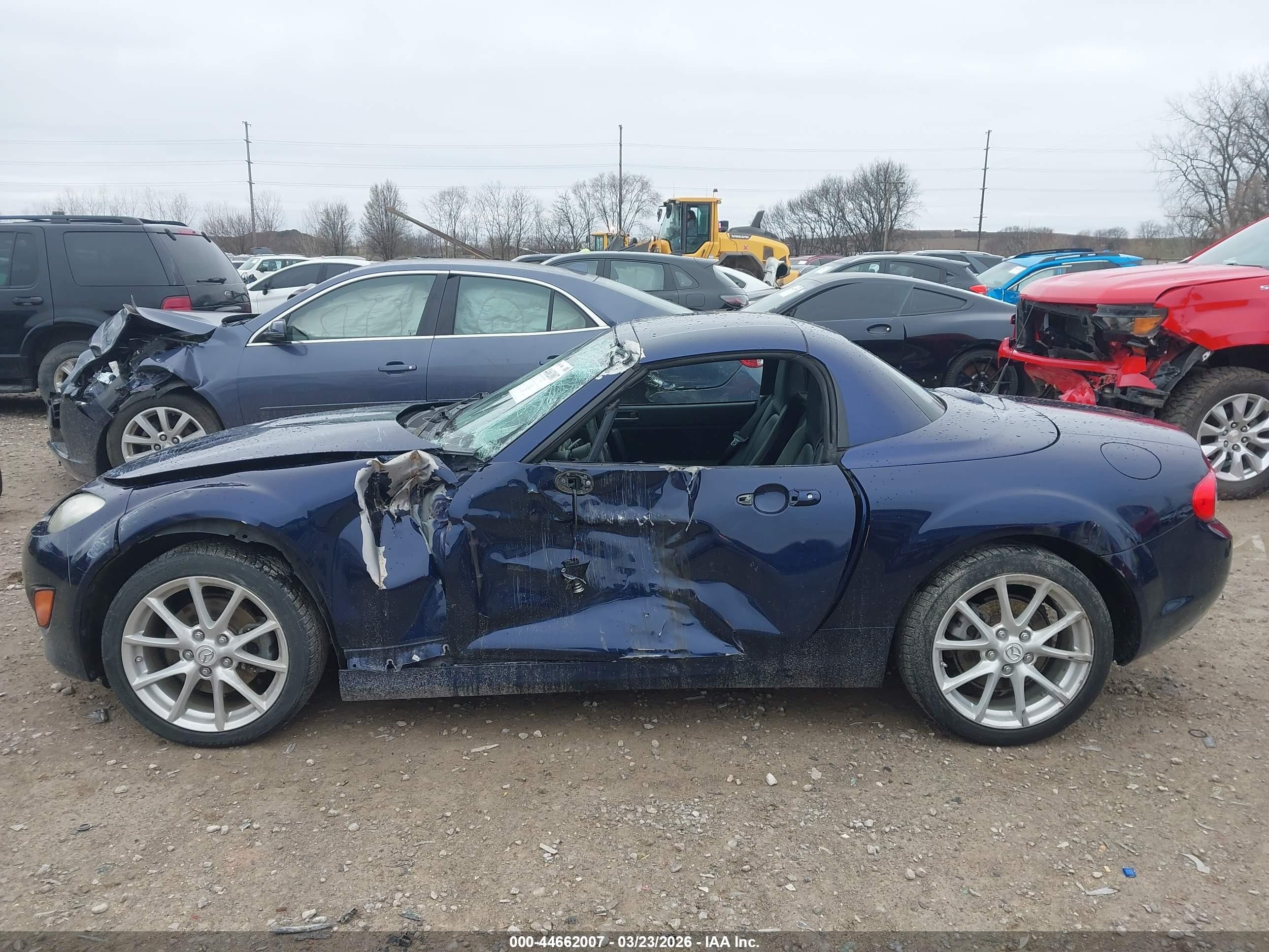 2010 Mazda Mx-5 Miata Touring Blue vin: JM1NC2FF1A0212136