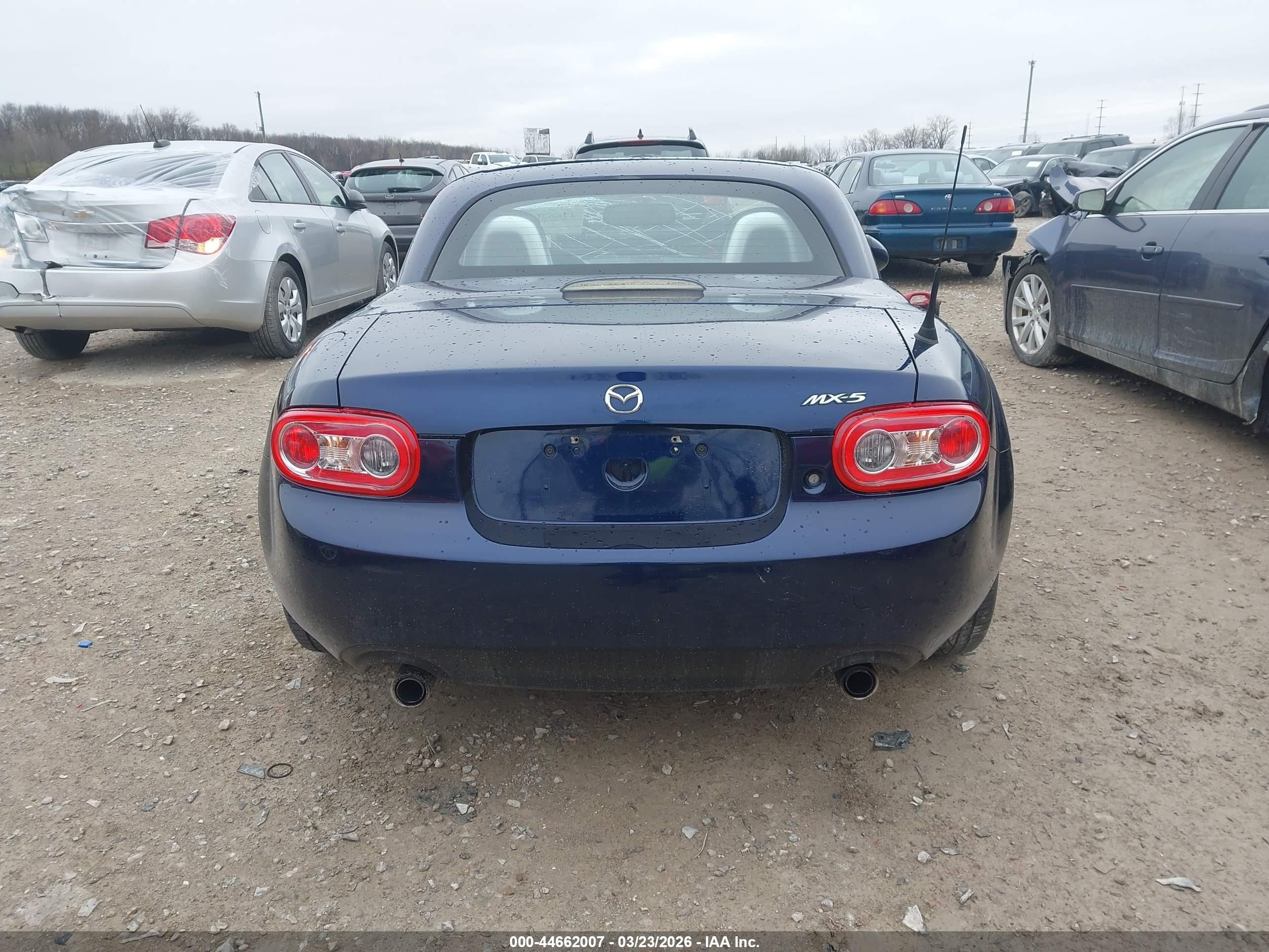 2010 Mazda Mx-5 Miata Touring Blue vin: JM1NC2FF1A0212136