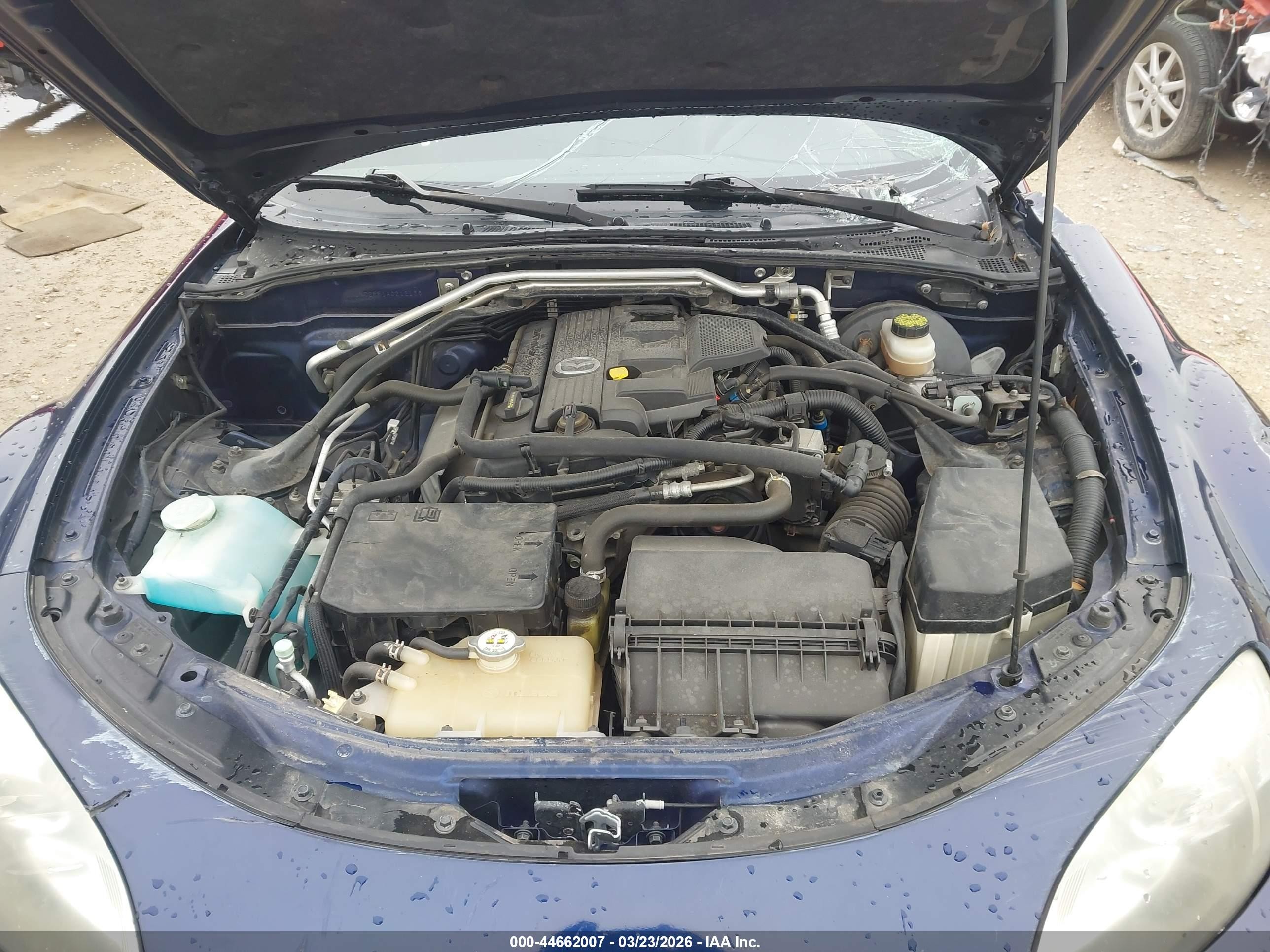 2010 Mazda Mx-5 Miata Touring Blue vin: JM1NC2FF1A0212136