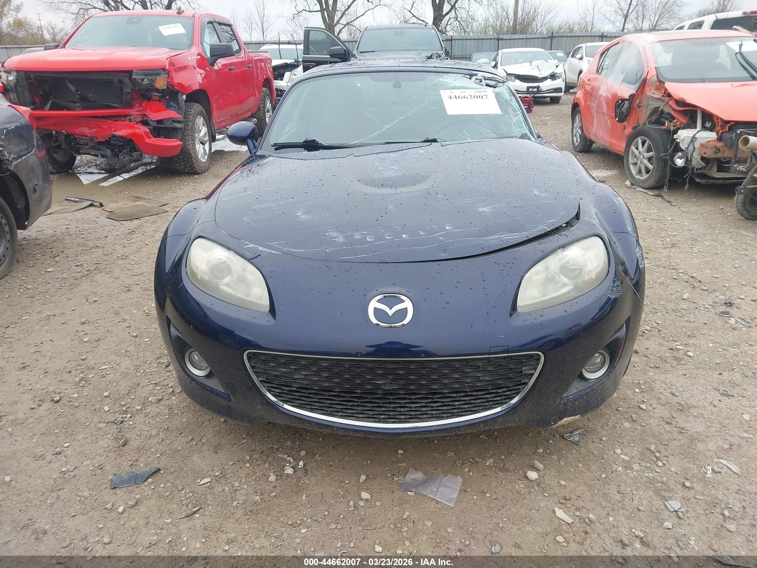 2010 Mazda Mx-5 Miata Touring Blue vin: JM1NC2FF1A0212136