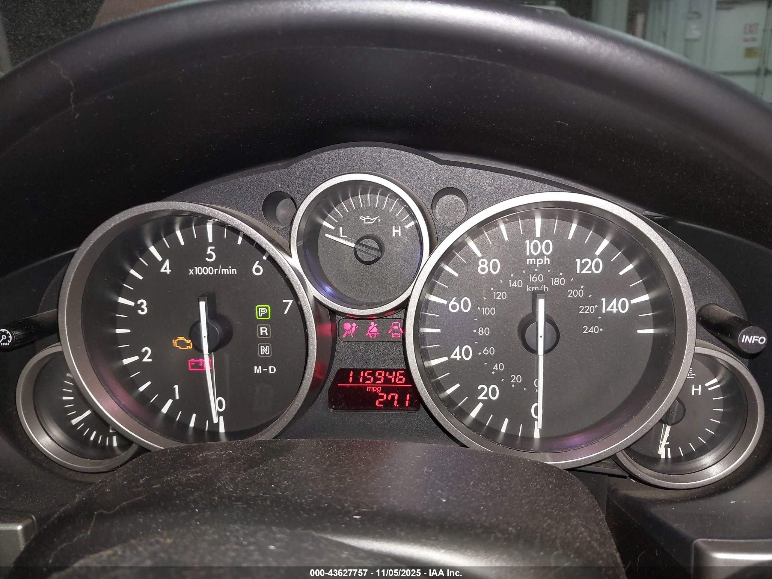 2010 Mazda Mx-5 Miata Grand Touring Красный vin: JM1NC2FF2A0207334