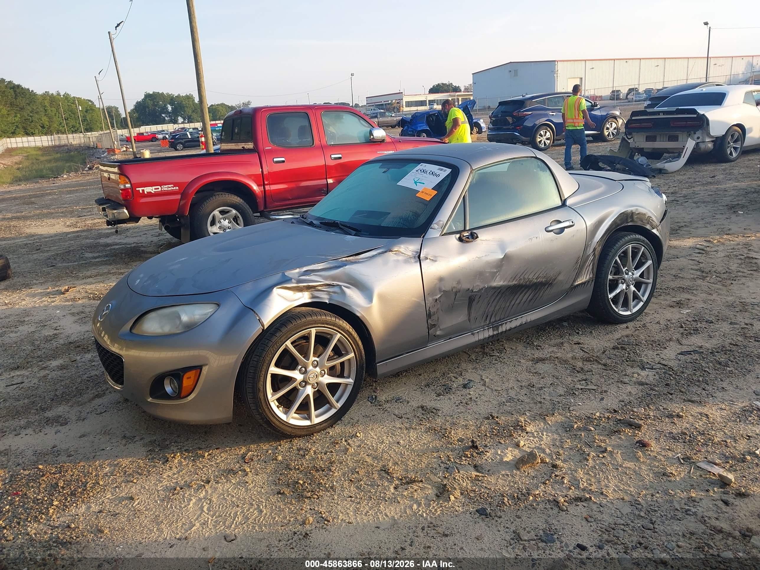 2010 Mazda Mx-5 Miata Touring Gray vin: JM1NC2FF3A0206810