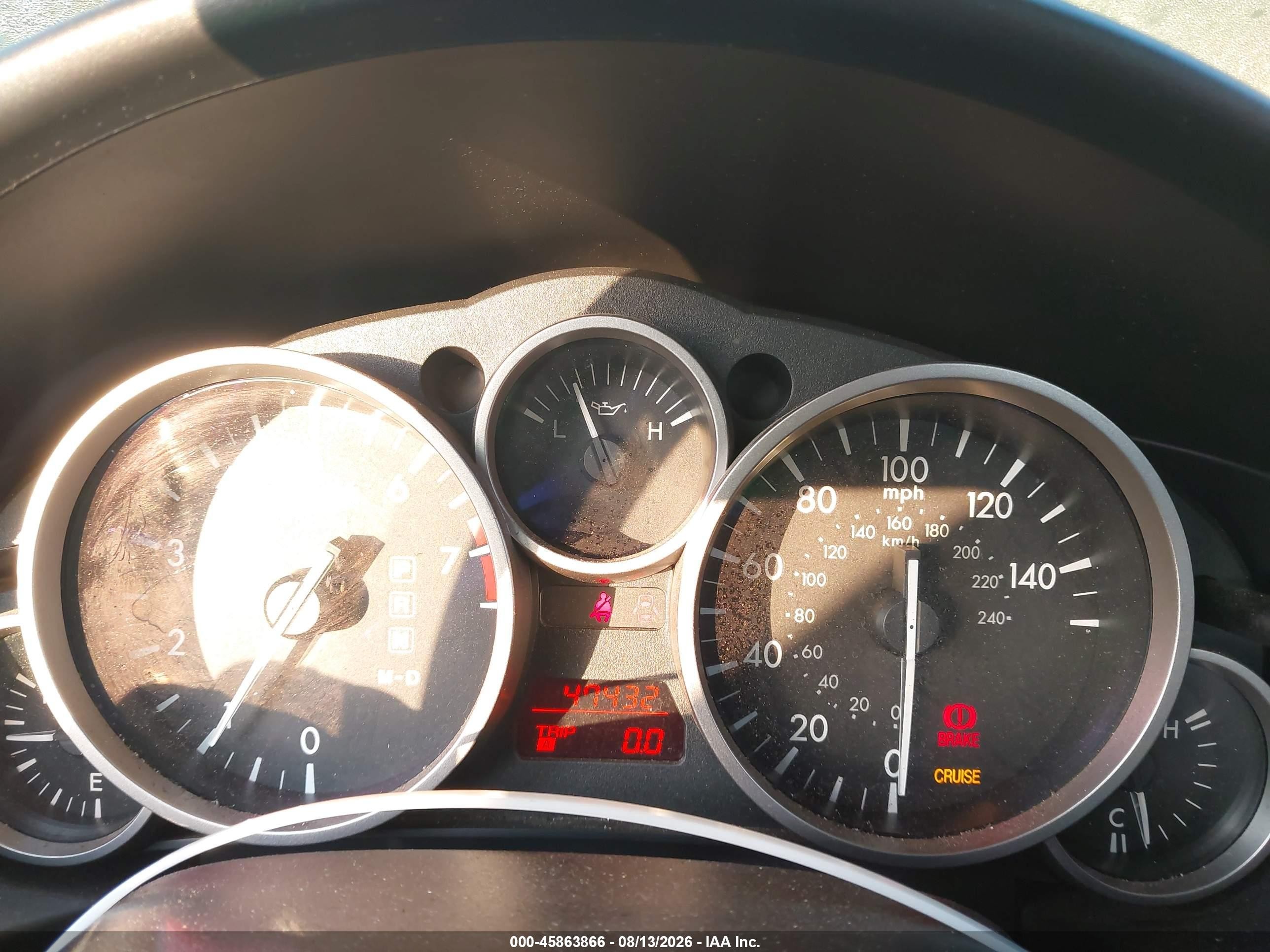 2010 Mazda Mx-5 Miata Touring Gray vin: JM1NC2FF3A0206810