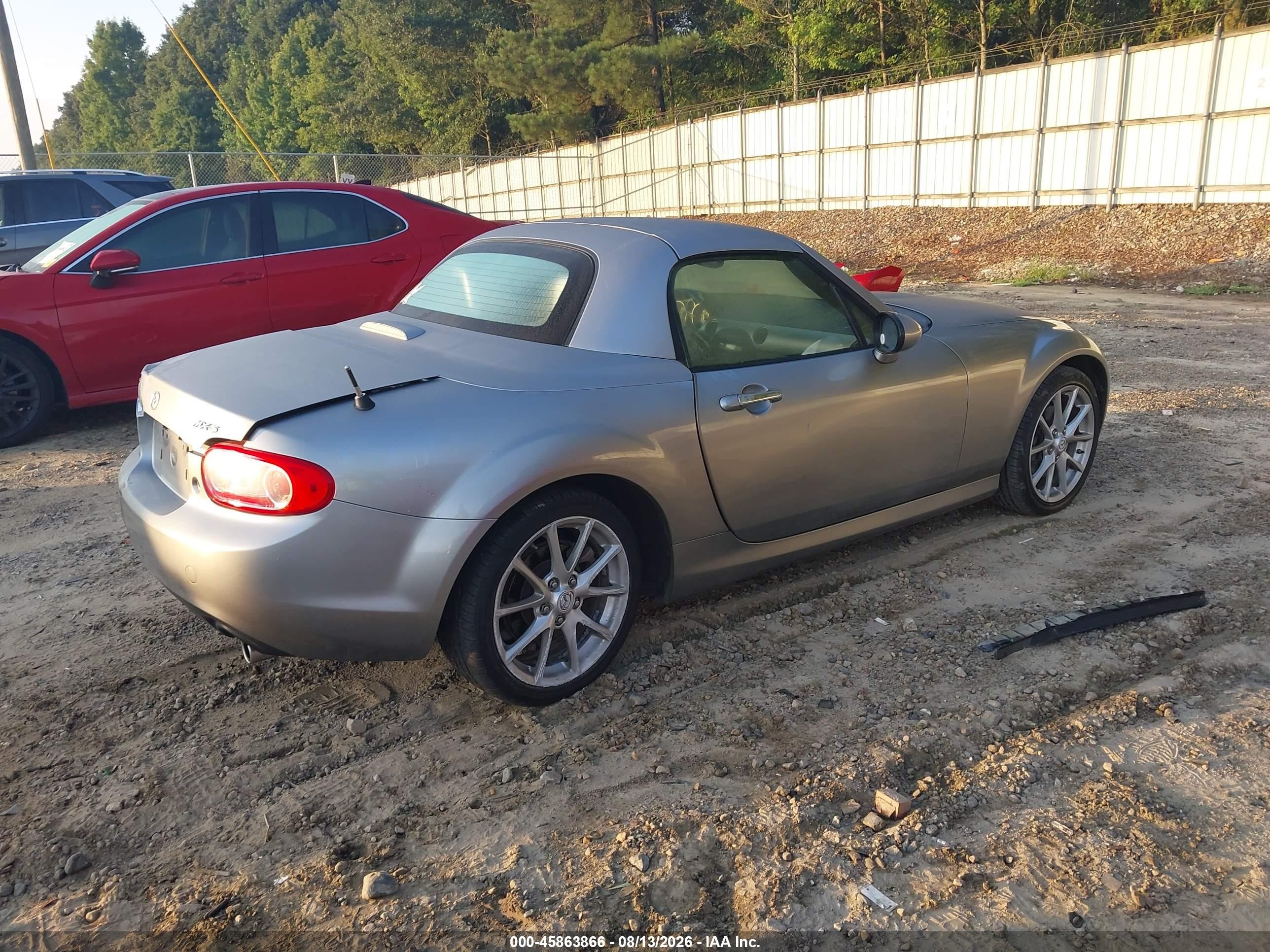 2010 Mazda Mx-5 Miata Touring Gray vin: JM1NC2FF3A0206810