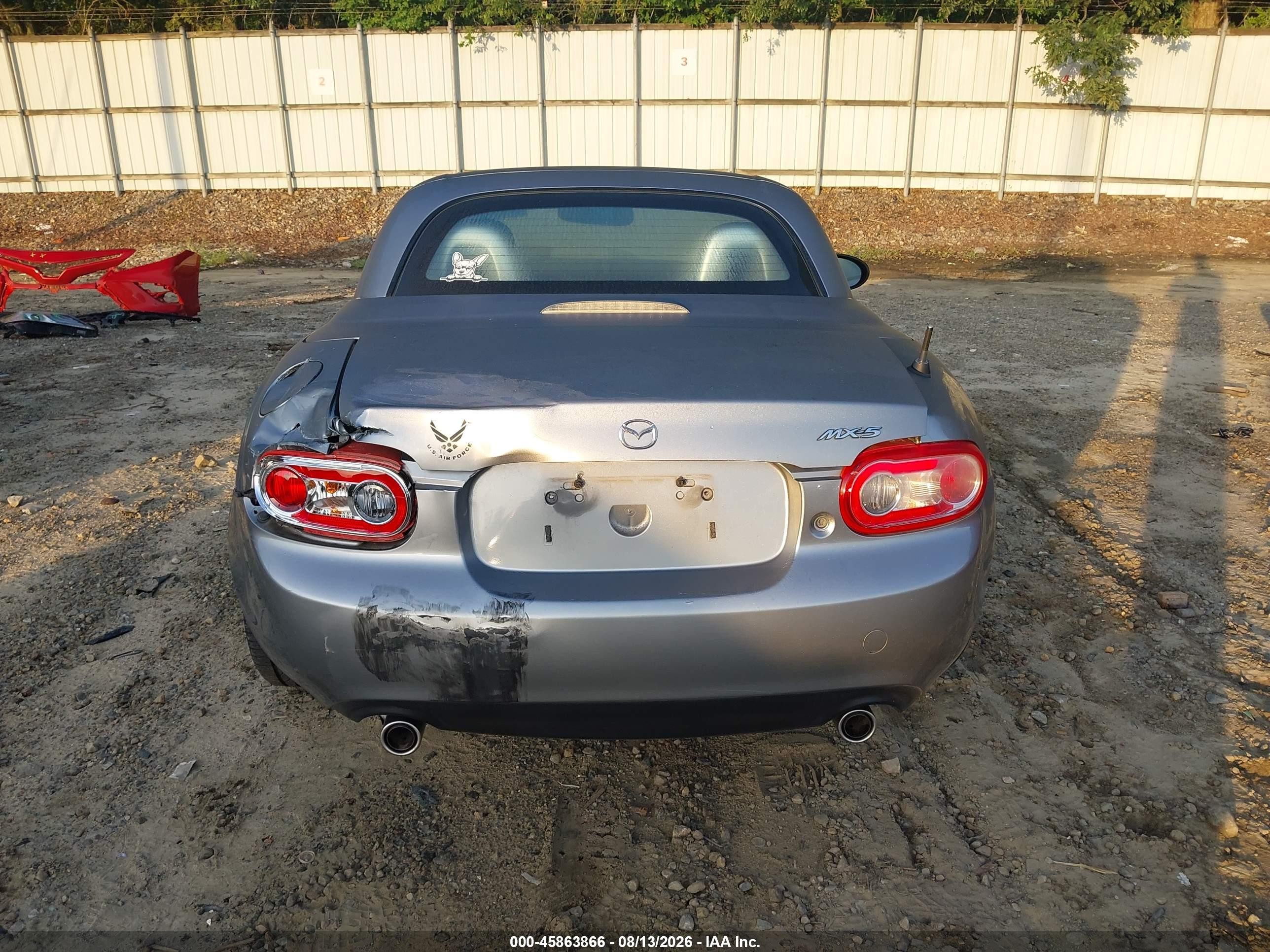 2010 Mazda Mx-5 Miata Touring Gray vin: JM1NC2FF3A0206810