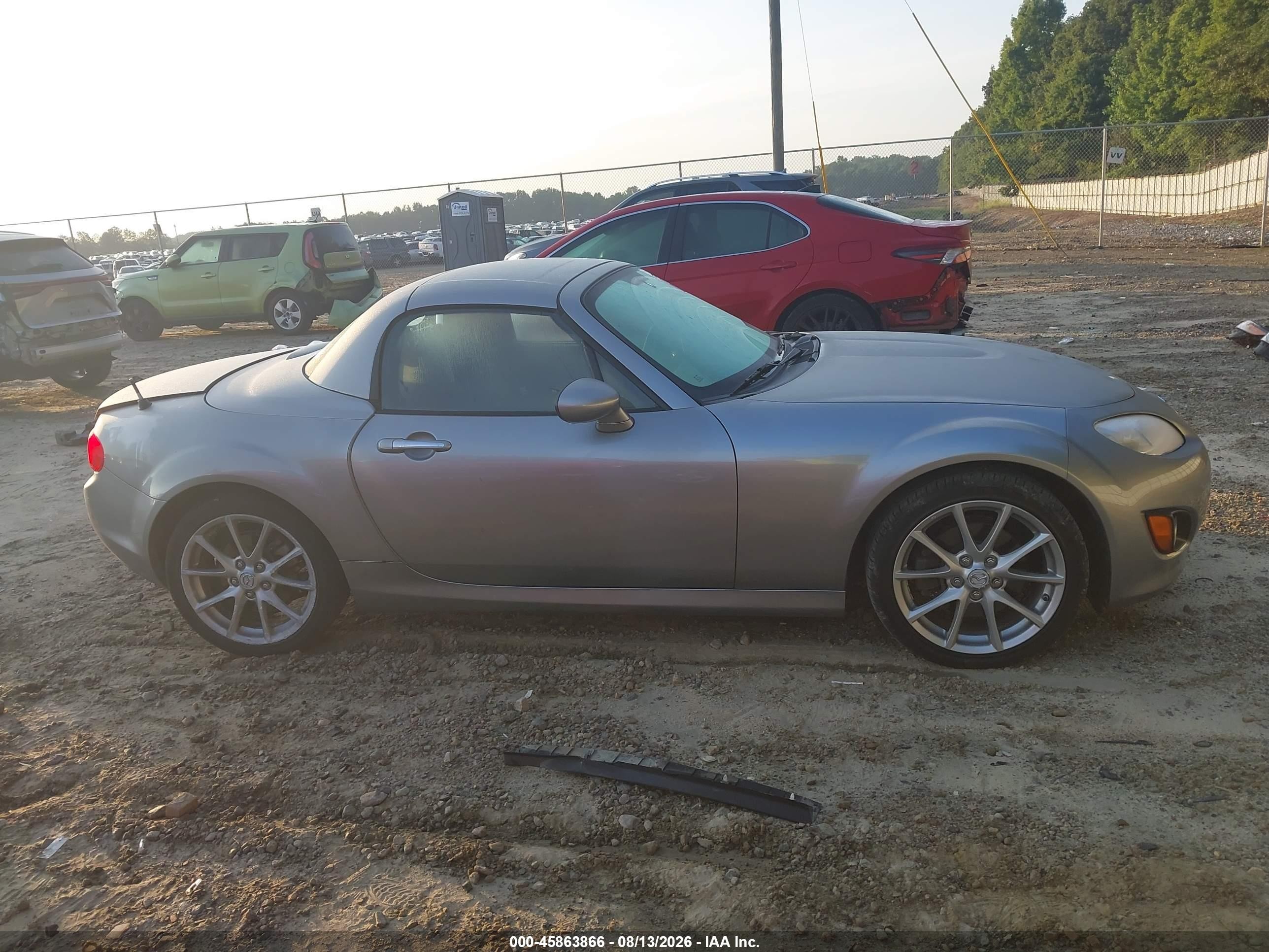 2010 Mazda Mx-5 Miata Touring Gray vin: JM1NC2FF3A0206810