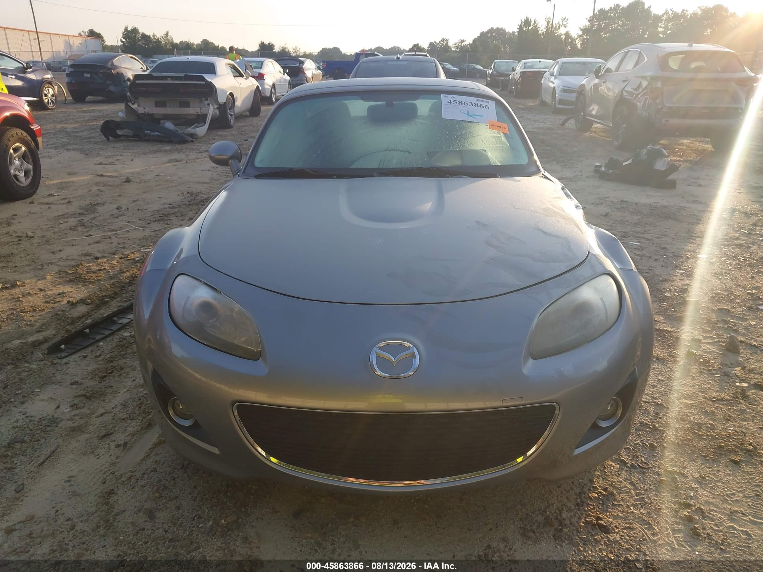 2010 Mazda Mx-5 Miata Touring Gray vin: JM1NC2FF3A0206810
