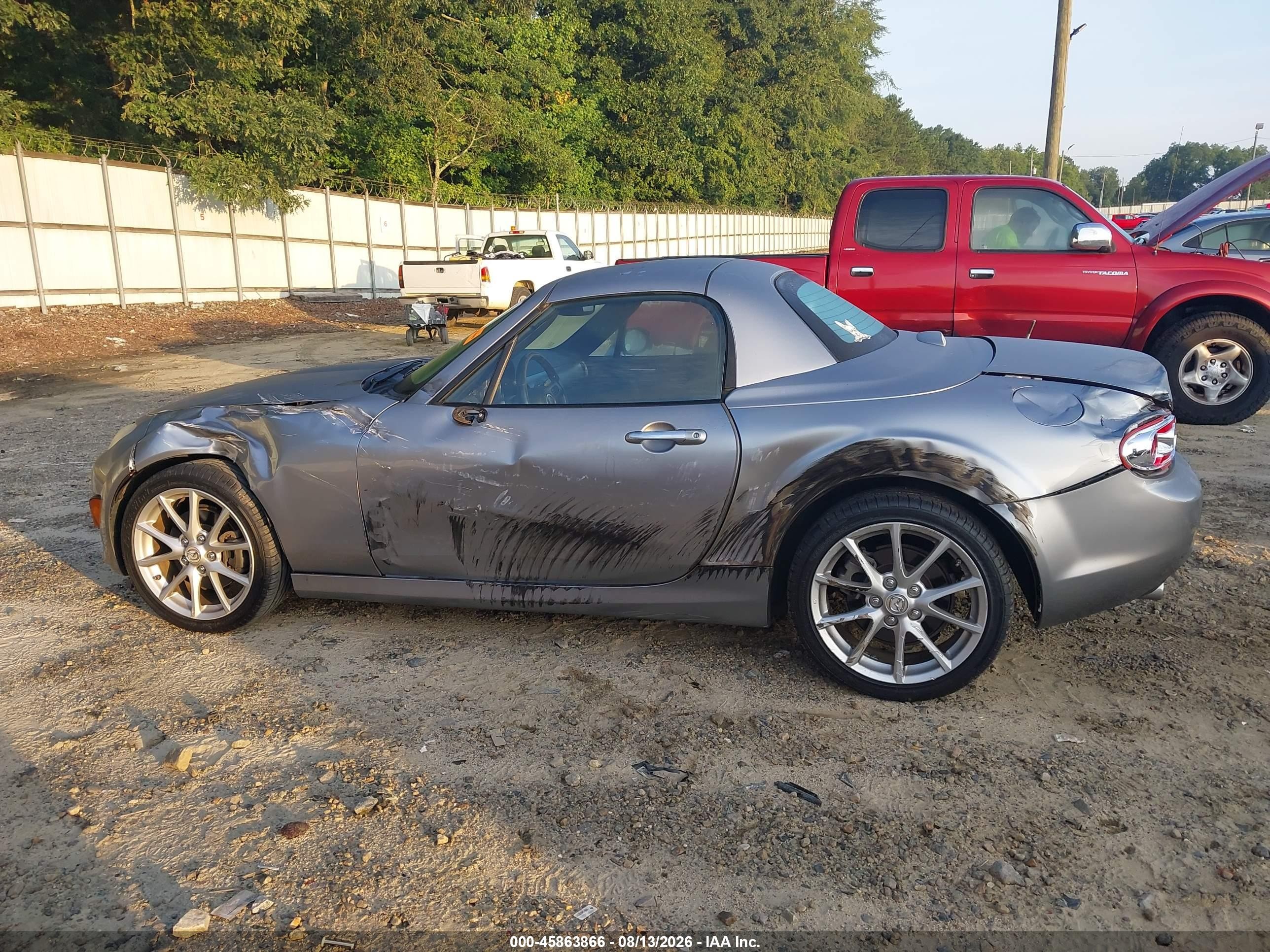 2010 Mazda Mx-5 Miata Touring Gray vin: JM1NC2FF3A0206810