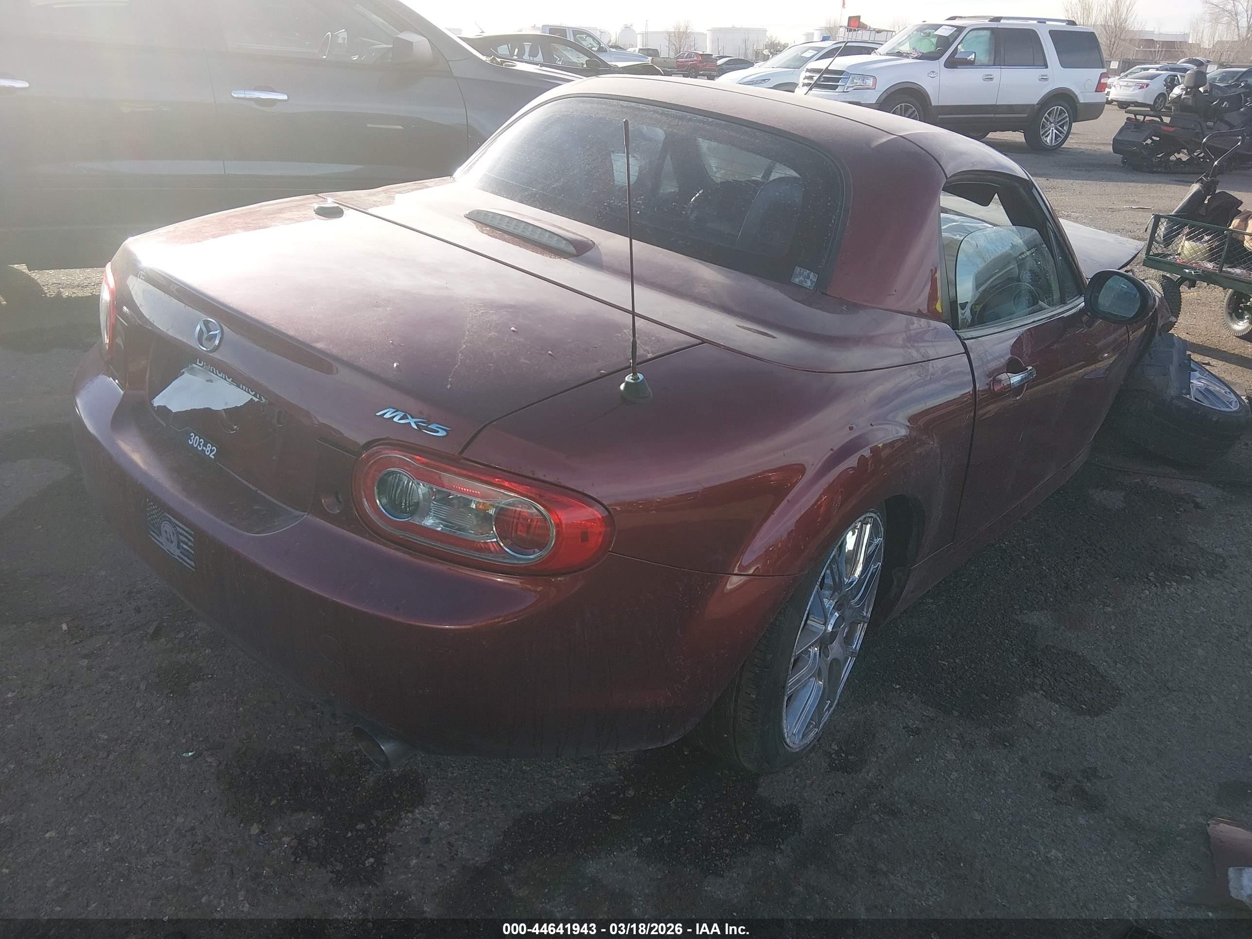 2010 Mazda Mx-5 Miata Grand Touring Red vin: JM1NC2FF3A0206998