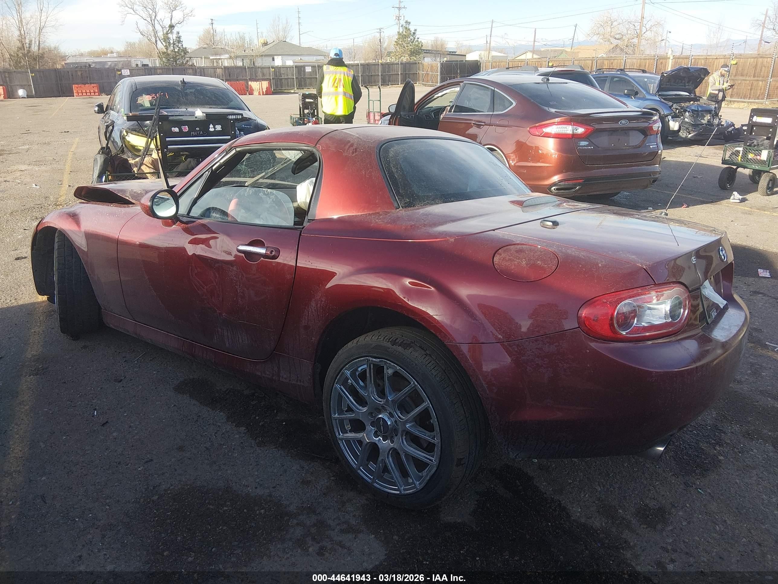 2010 Mazda Mx-5 Miata Grand Touring Red vin: JM1NC2FF3A0206998