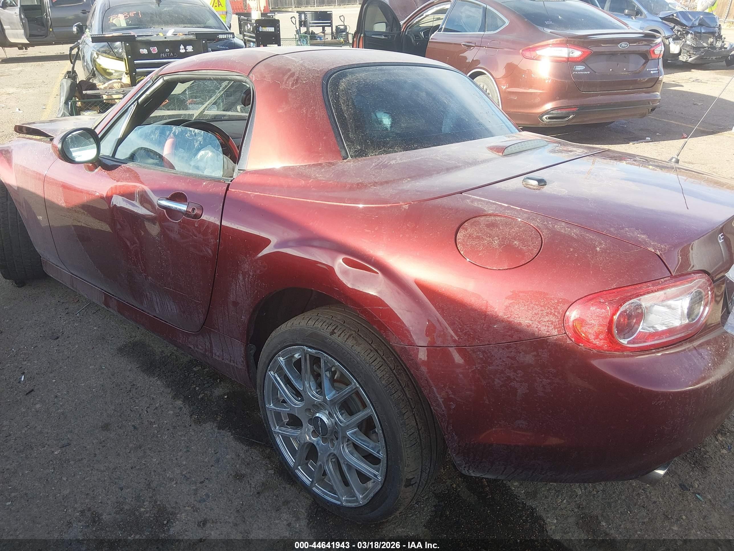 2010 Mazda Mx-5 Miata Grand Touring Red vin: JM1NC2FF3A0206998