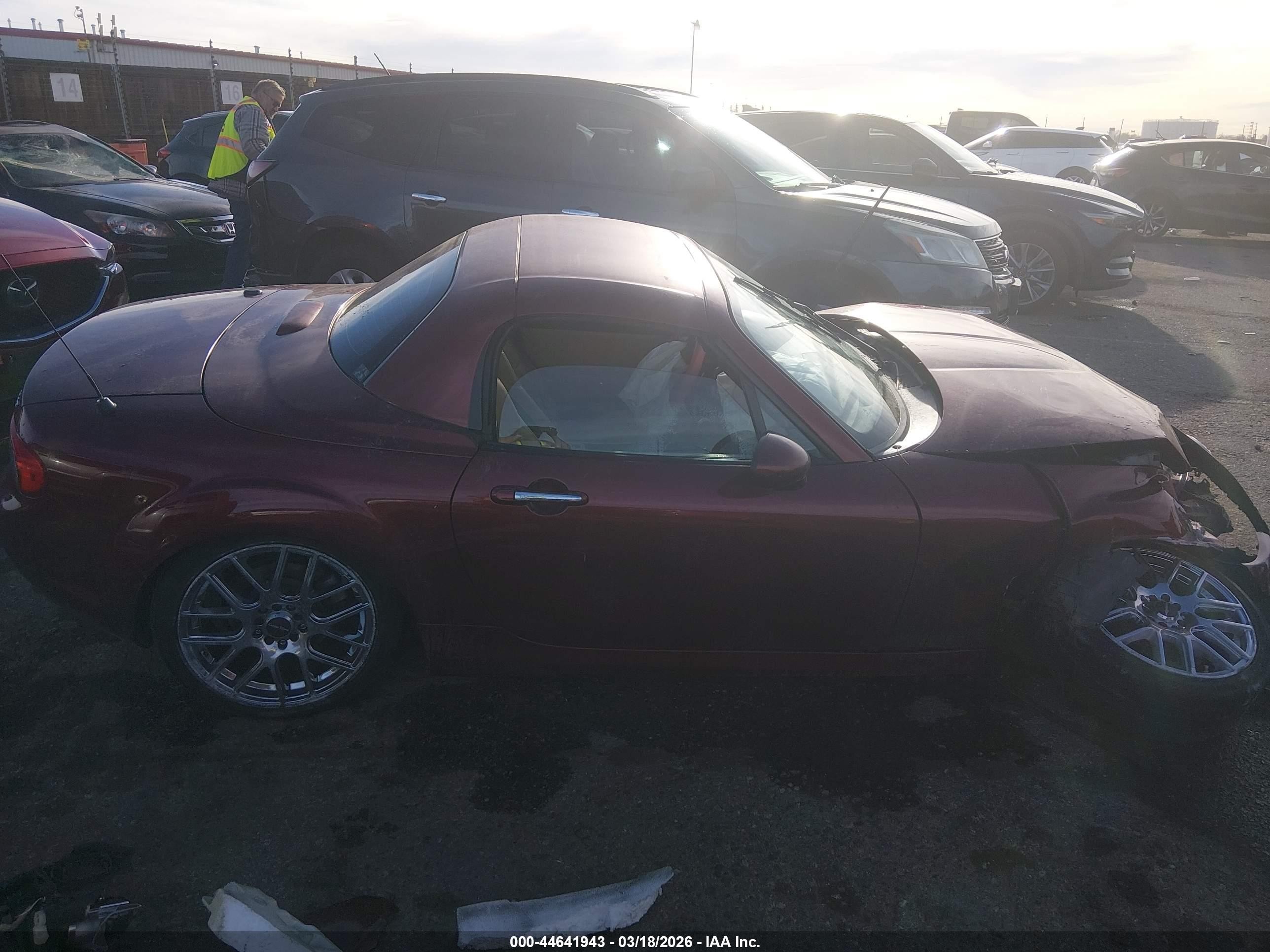2010 Mazda Mx-5 Miata Grand Touring Red vin: JM1NC2FF3A0206998