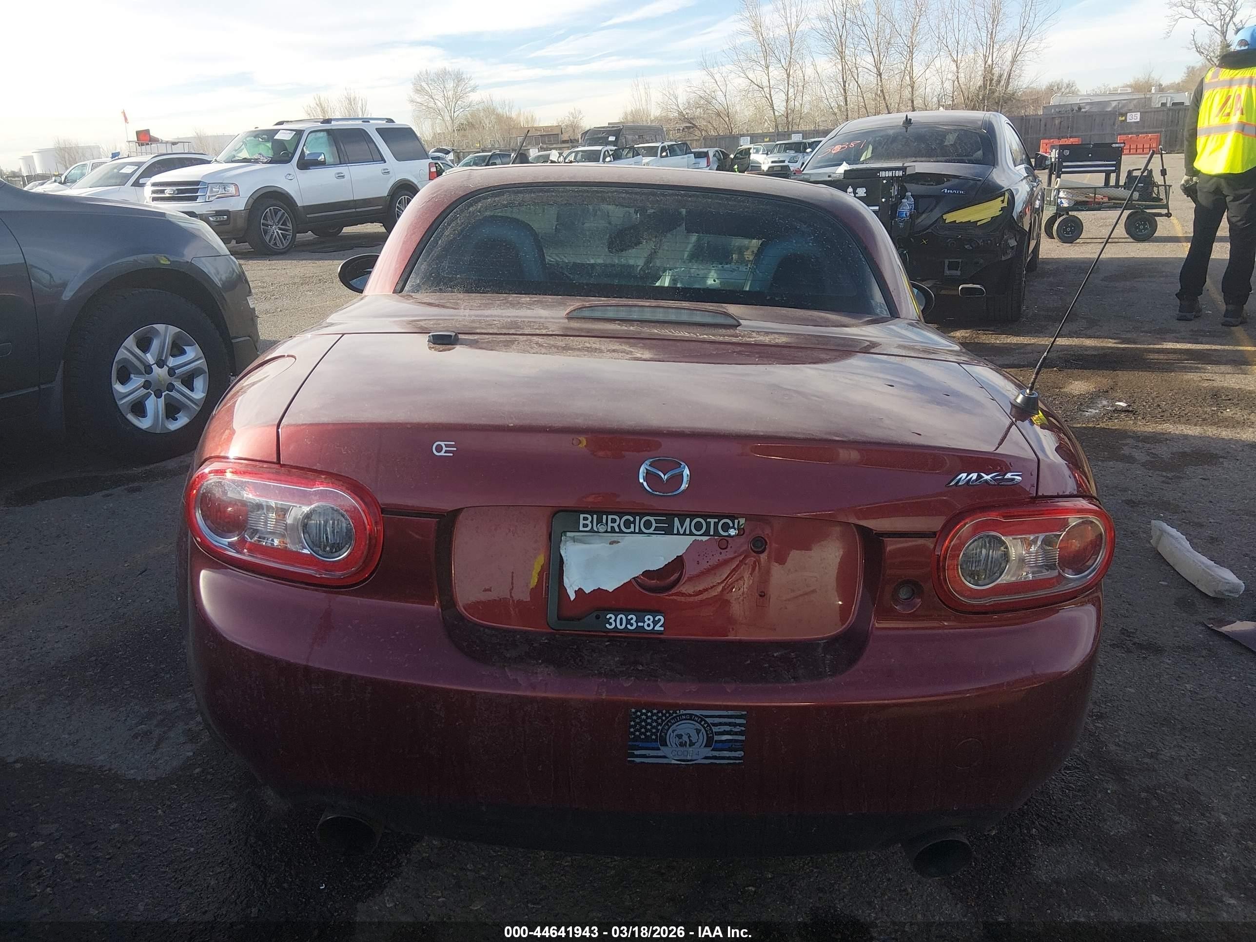 2010 Mazda Mx-5 Miata Grand Touring Red vin: JM1NC2FF3A0206998