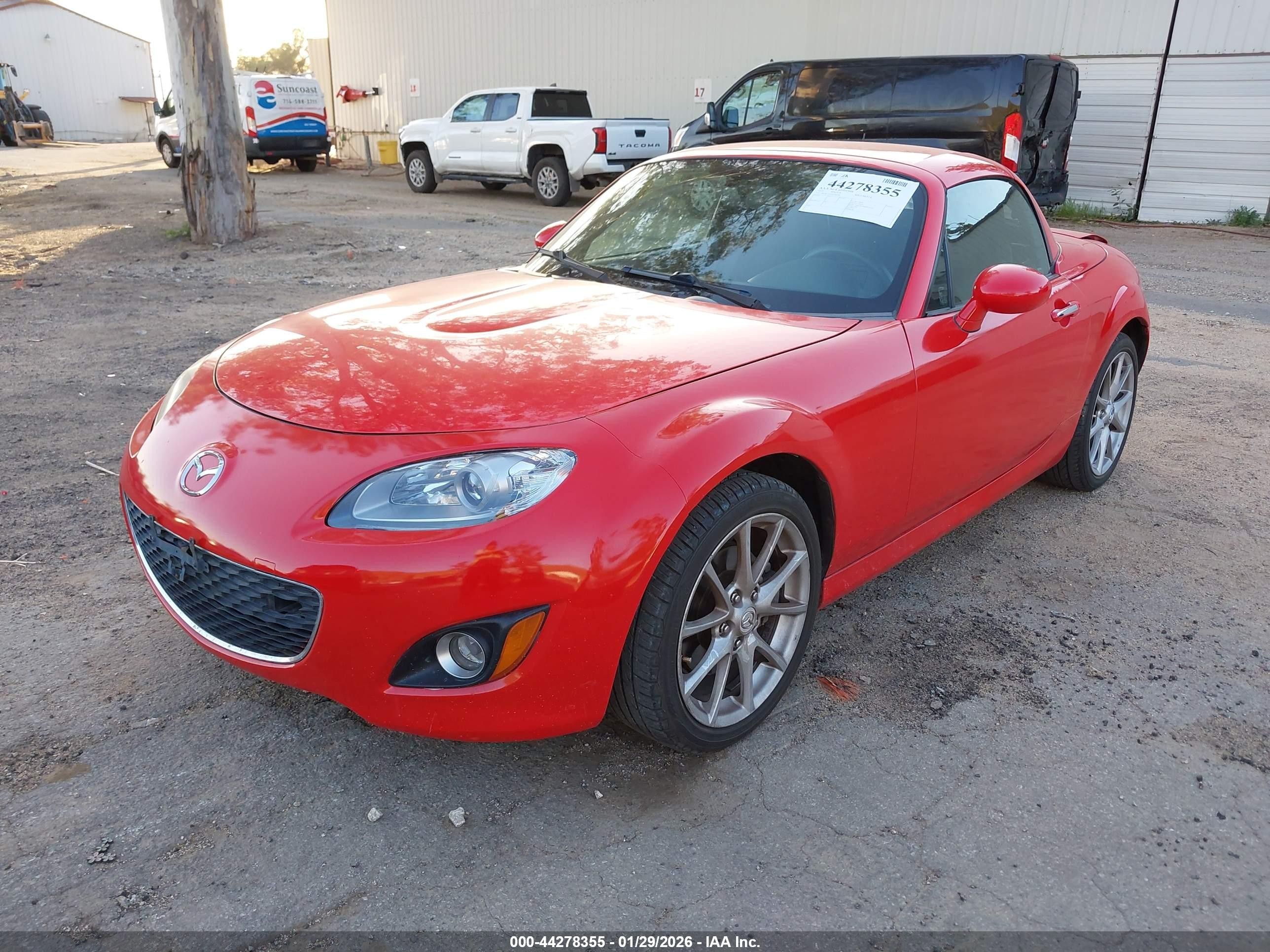 2010 Mazda Mx-5 Miata Touring Red vin: JM1NC2FF4A0206704