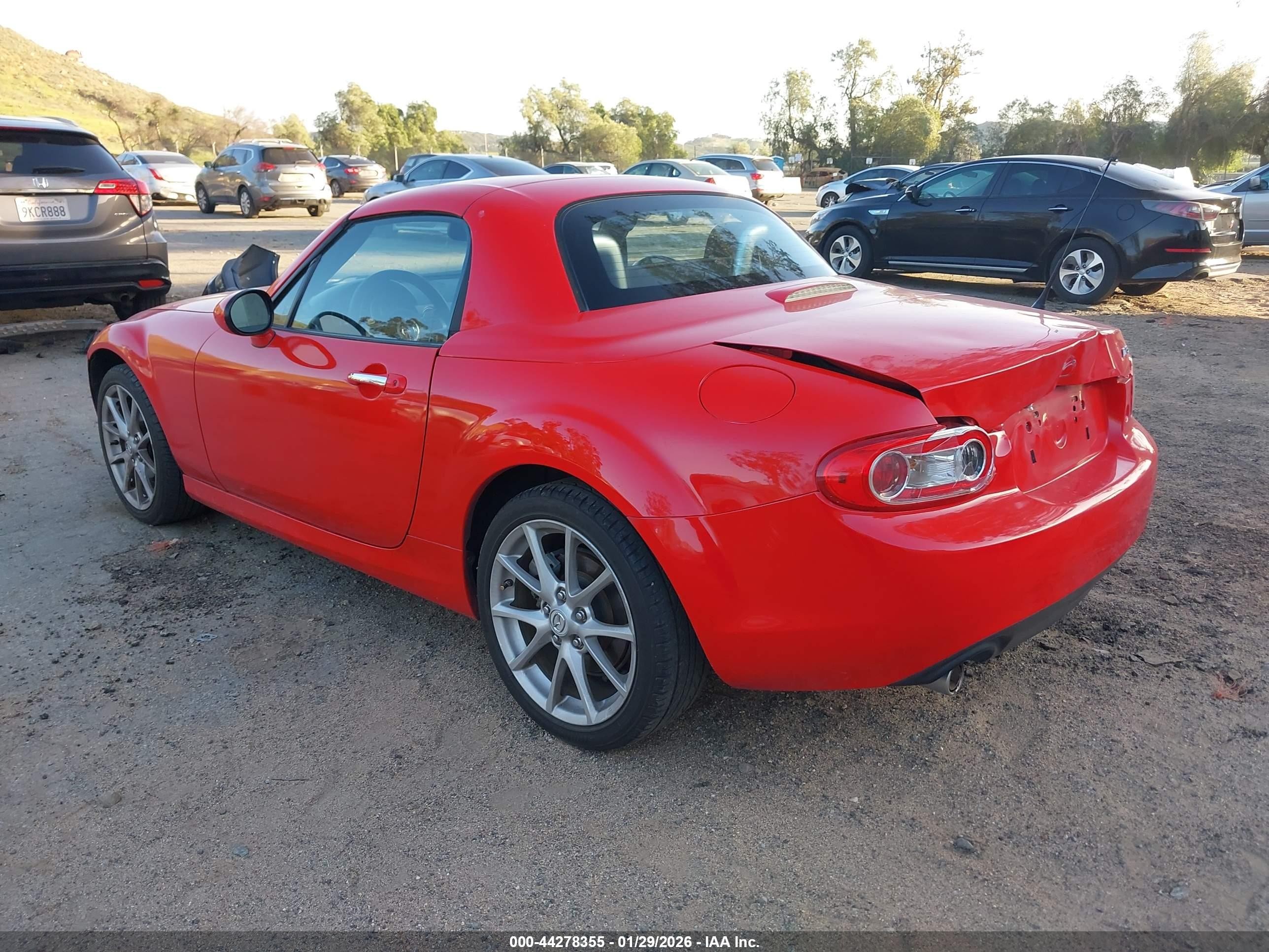2010 Mazda Mx-5 Miata Touring Red vin: JM1NC2FF4A0206704
