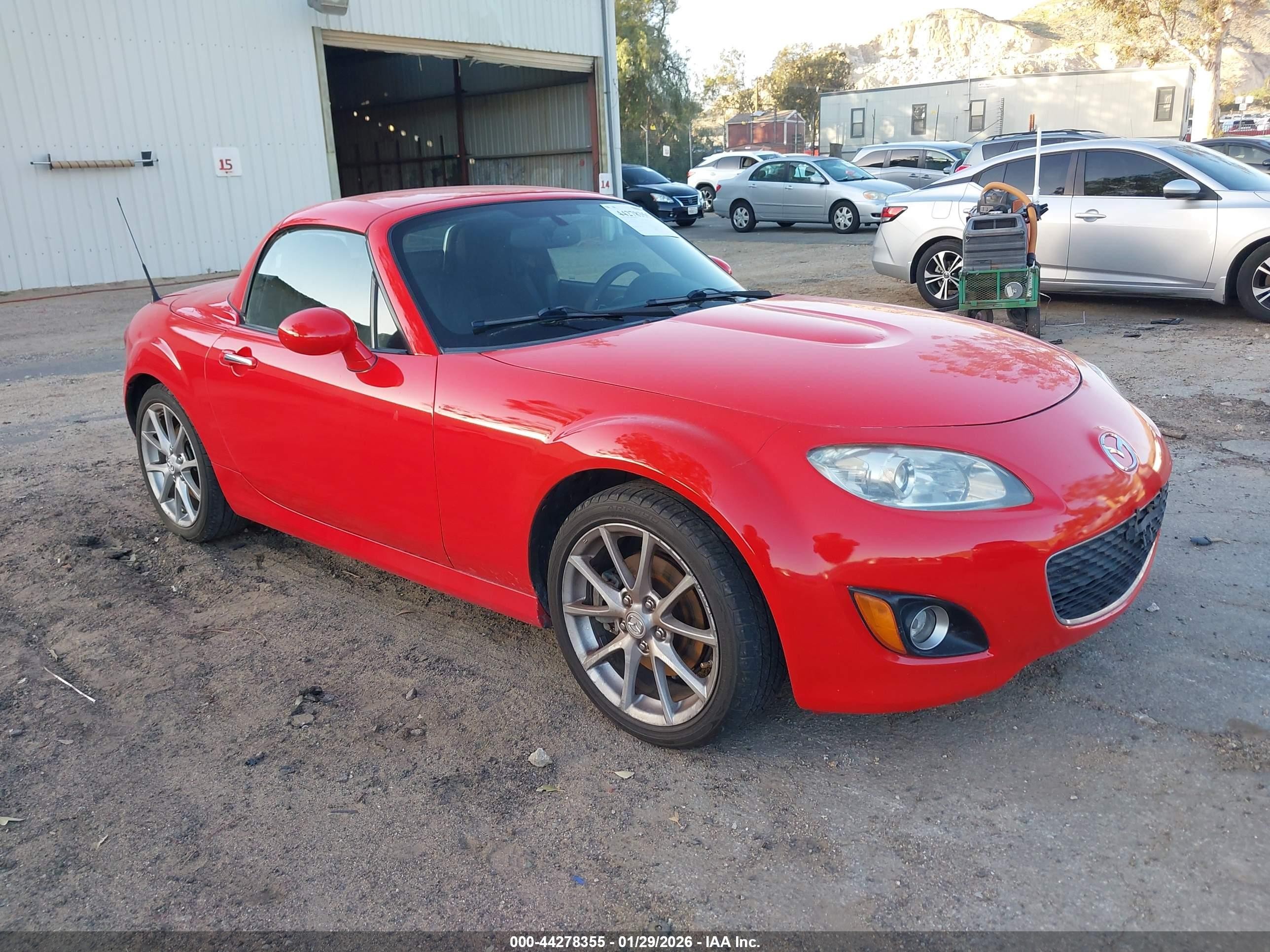 2010 Mazda Mx-5 Miata Touring Red vin: JM1NC2FF4A0206704